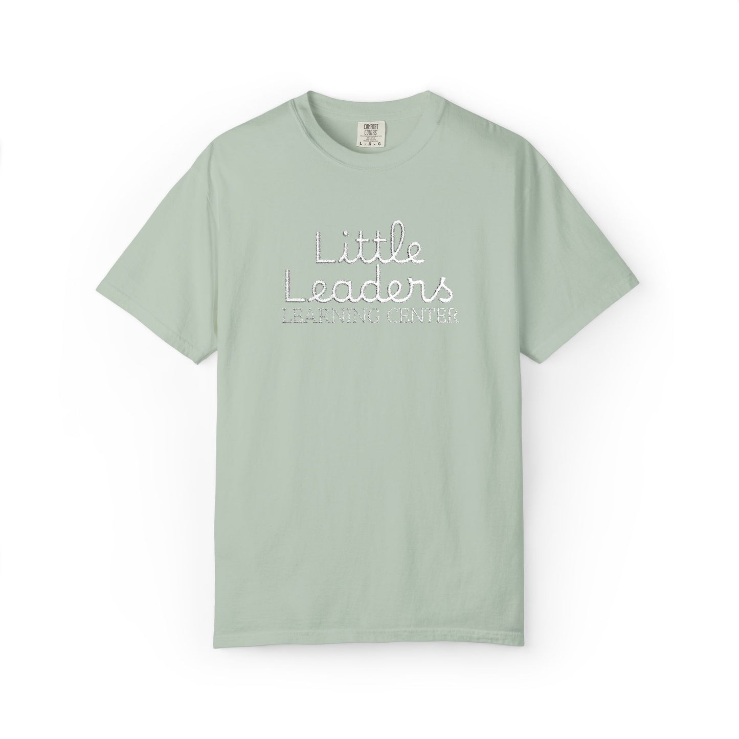Little Leaders Full Embroidered Unisex Garment-Dyed T-Shirt