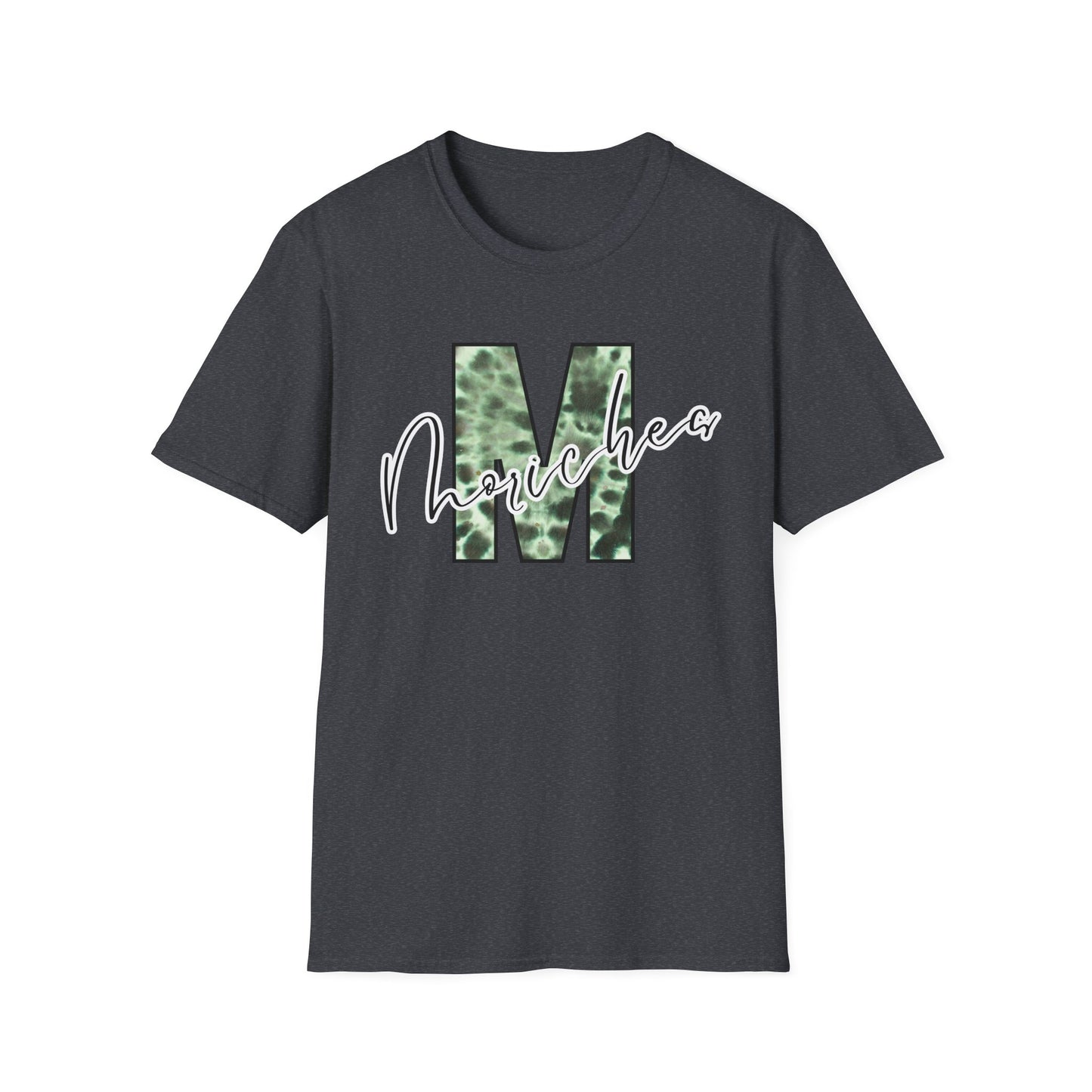 Tie Dye Moriches Stylish Unisex Softstyle T-Shirt with Moriches Design