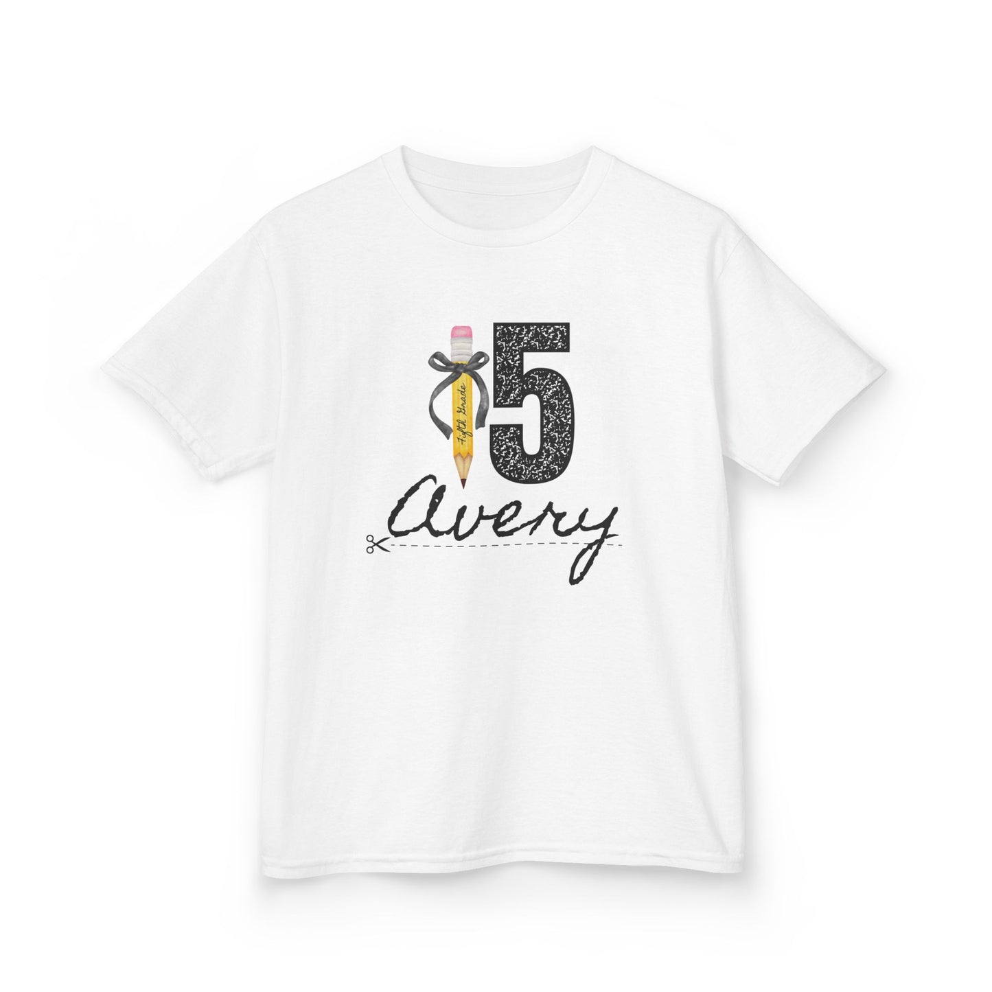 5th Grade- Personalized Kids Tee - Back to School