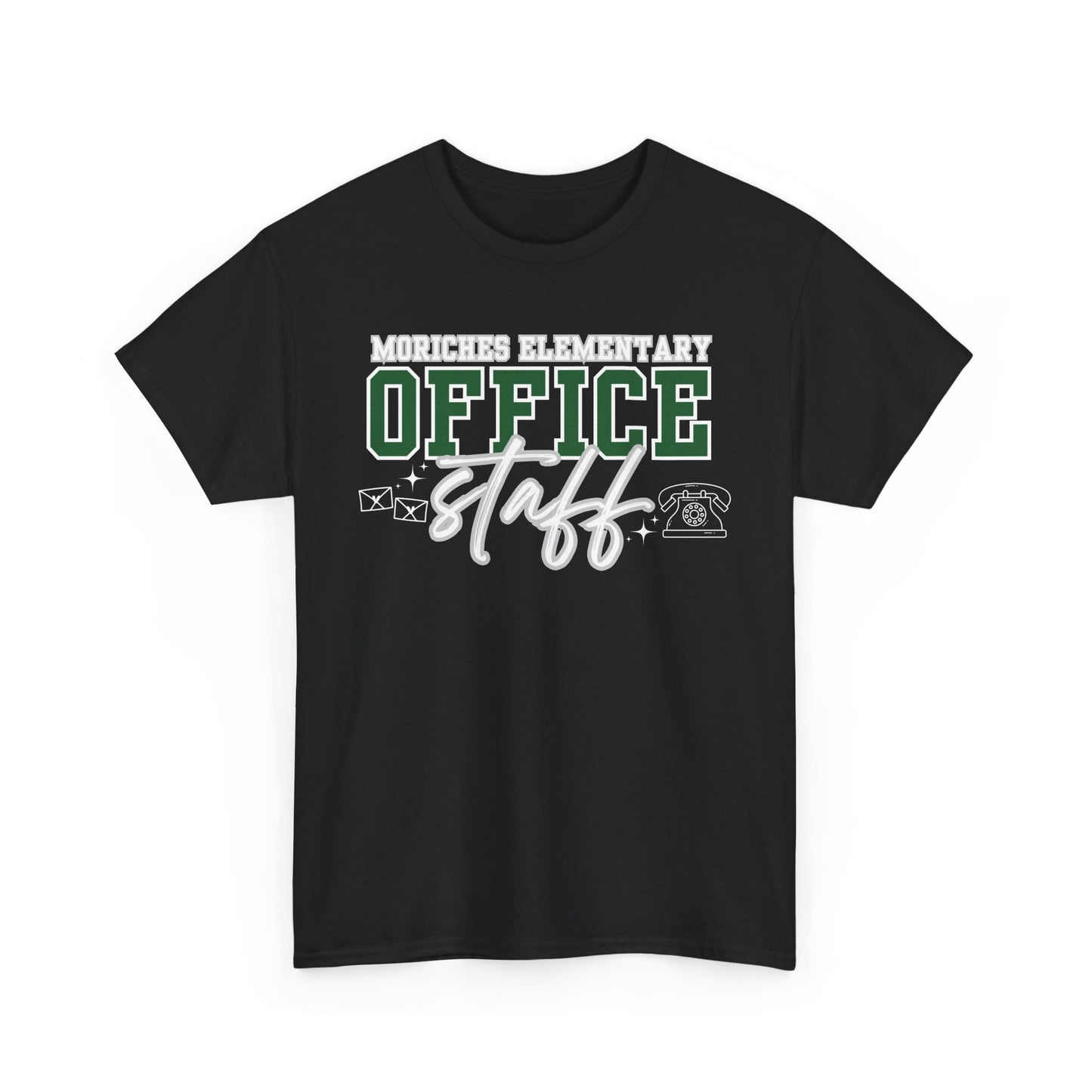 Moriches Office Staff Unisex Heavy Cotton Tee - Heart & Soul of Moriches Design