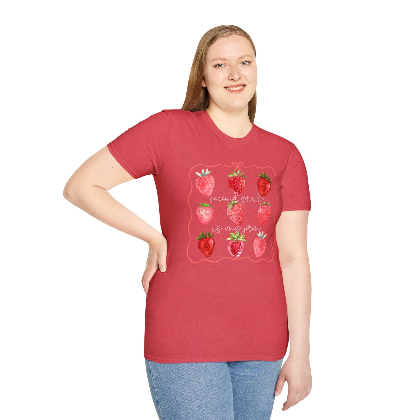 2nd Grade is my Jam- Unisex Softstyle T-Shirt- Back to School