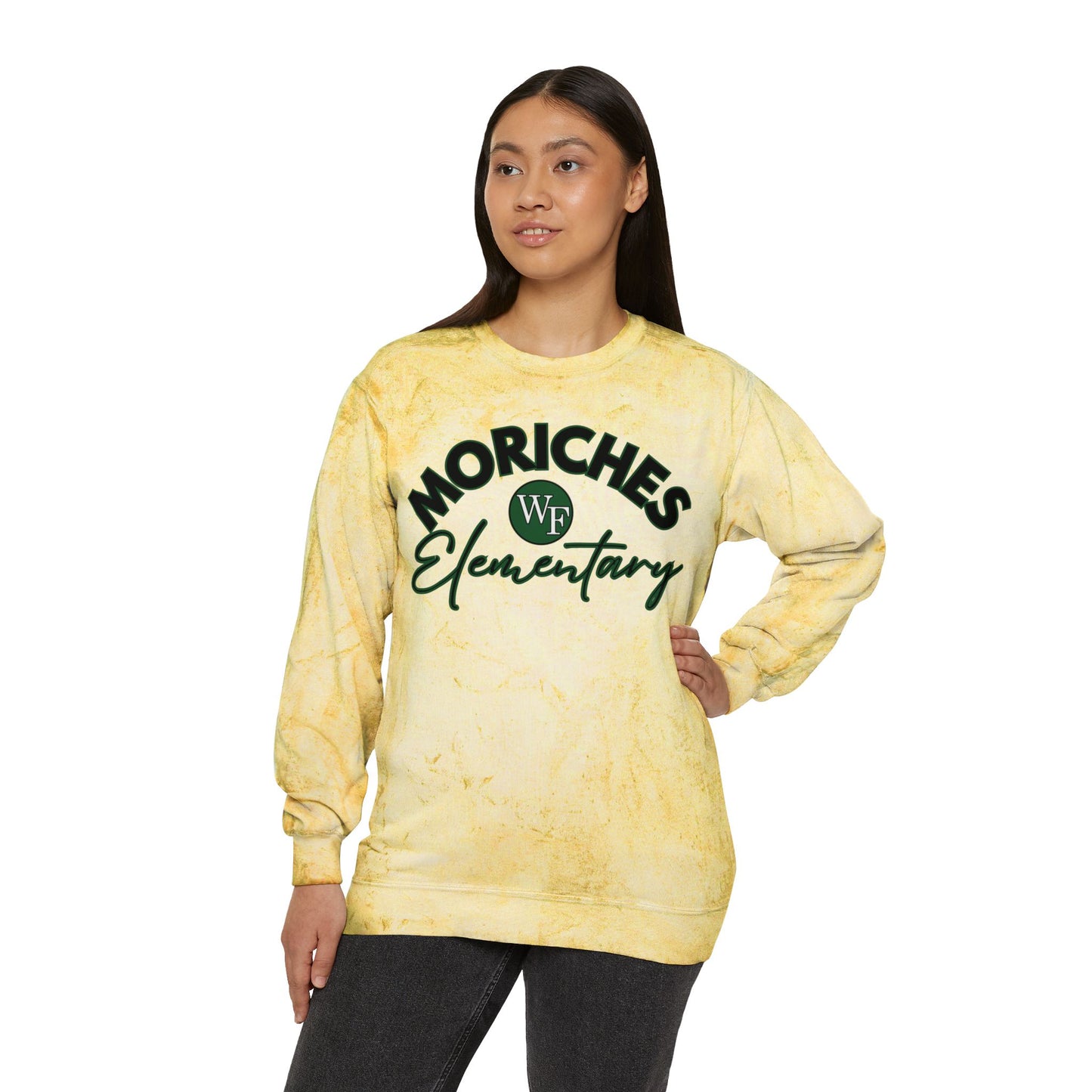 Moriches Elementary Color Blast Crewneck Sweatshirt - Unisex