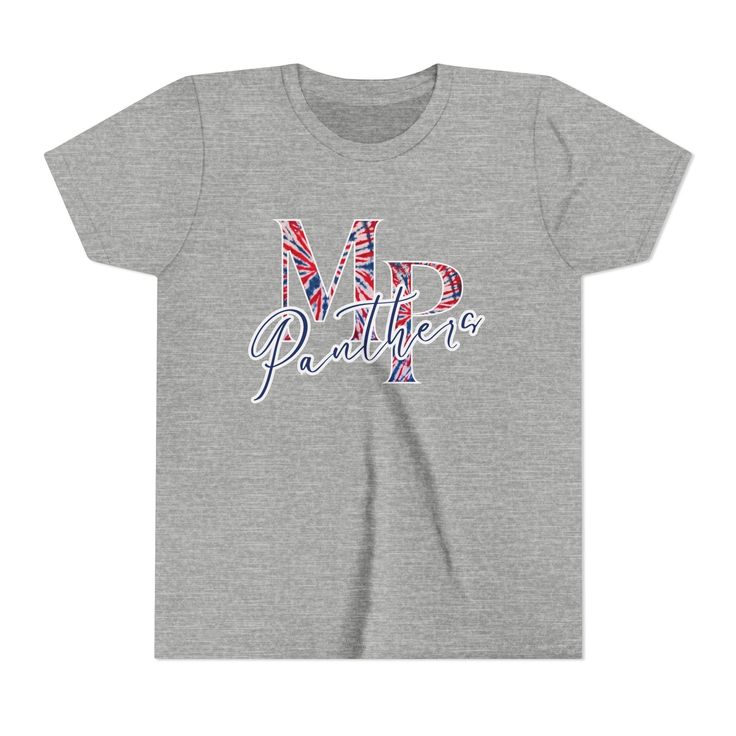 Miller Place Panthers Tie Dye MP- Youth Tee with Panther Print