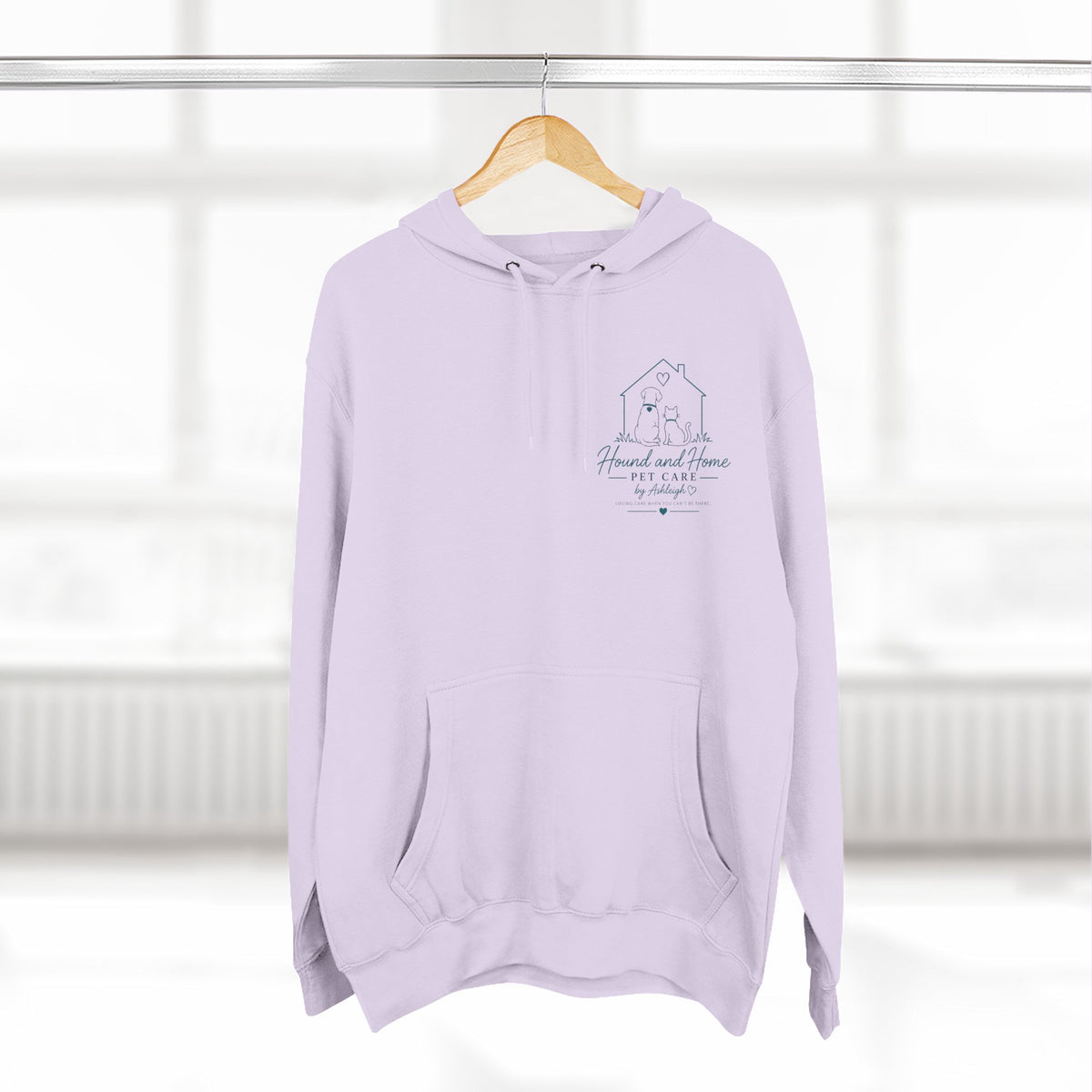 Ashleigh — "Hound and Home" Logo Personalized Pullover