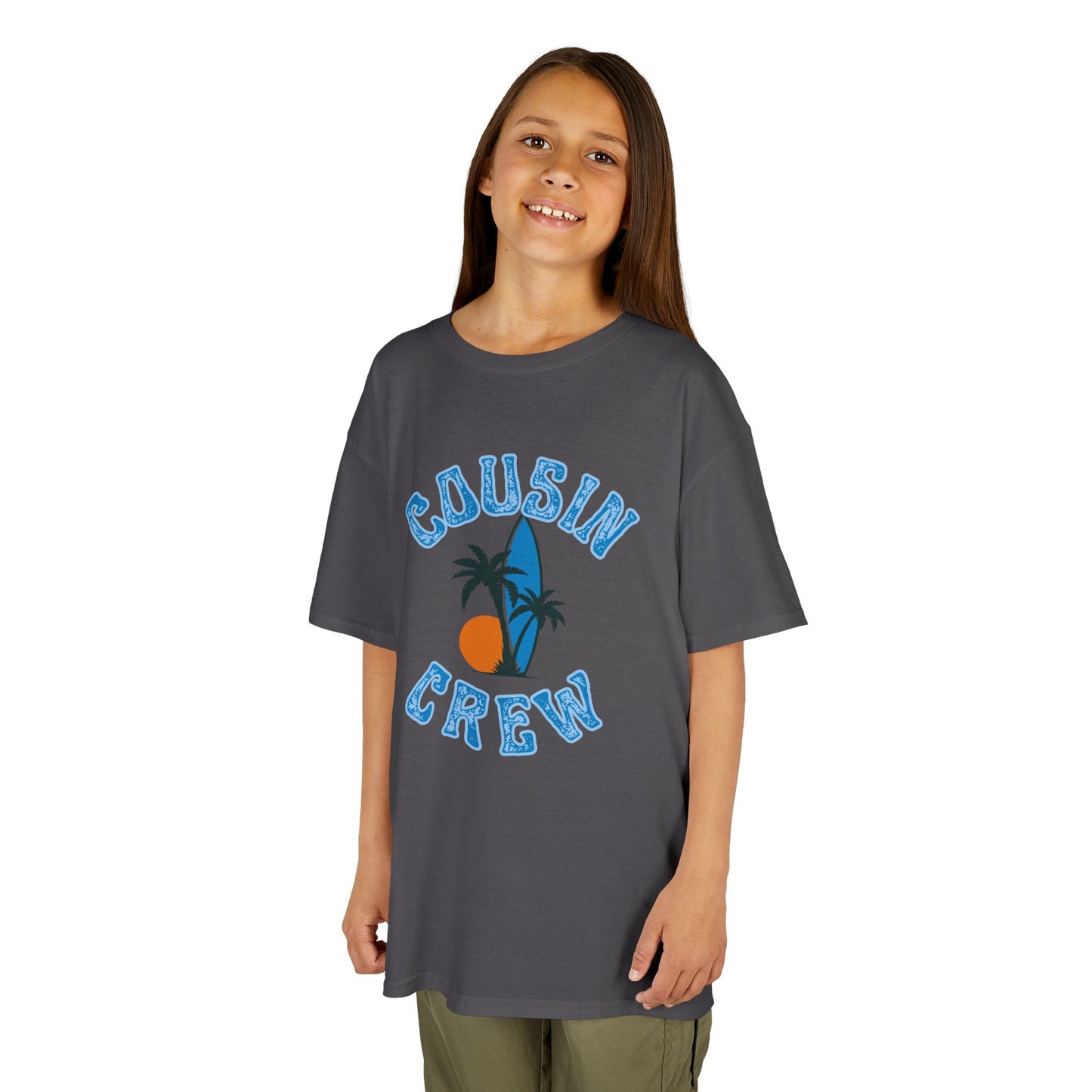 Cool Cousin Crew Kids Tee - Summer Fun, Family Gatherings, Beach Days, Mini Collection