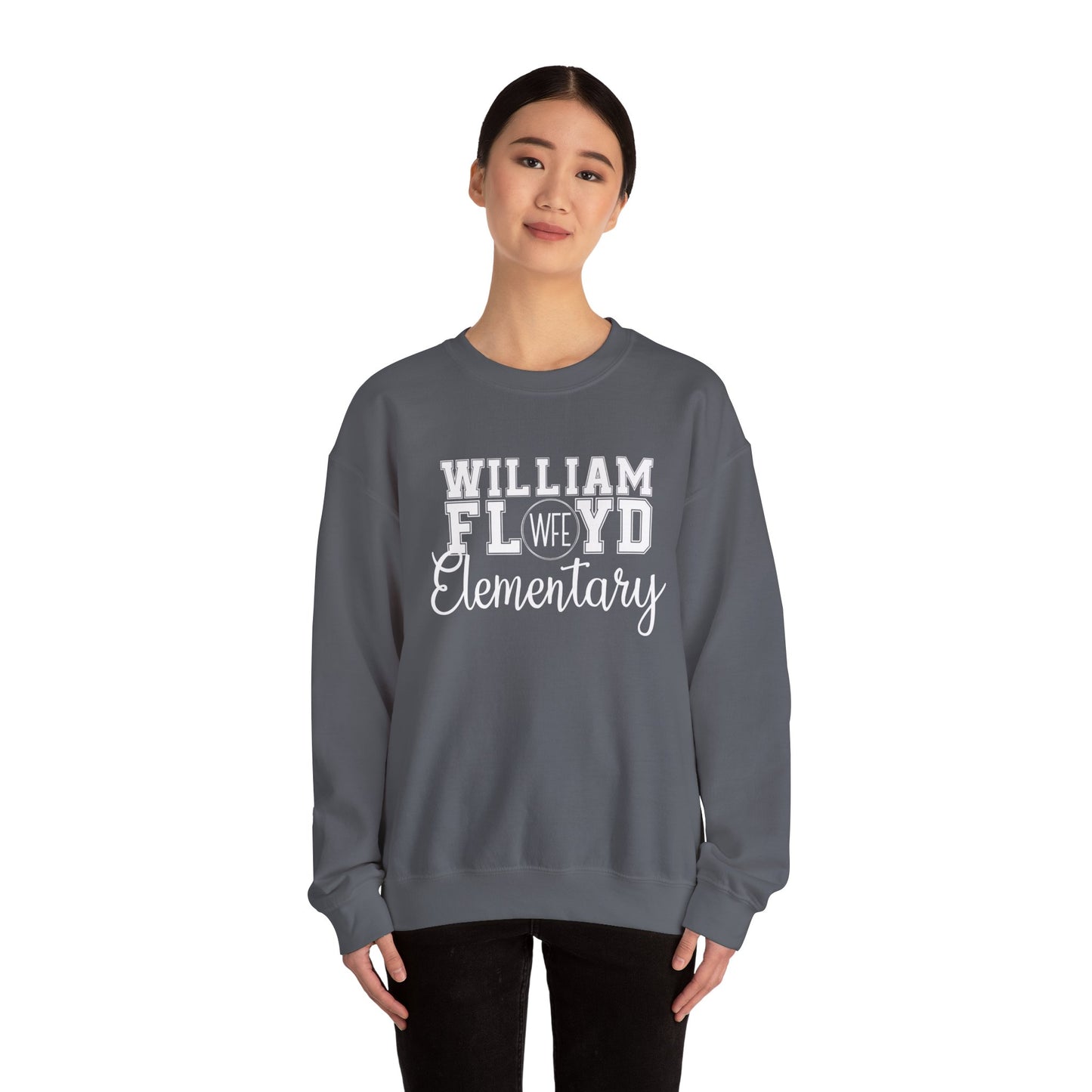 WFE Logo Crewneck Sweatshirt - William Floyd Elementary