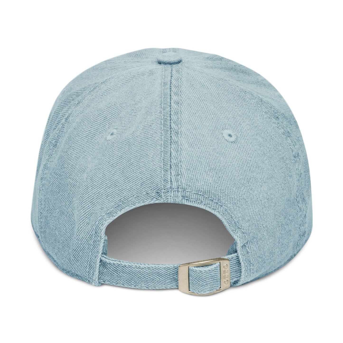 Iced Coffee Club Denim Hat, Embroidered Cap, Perfect Gift for Coffee Lovers