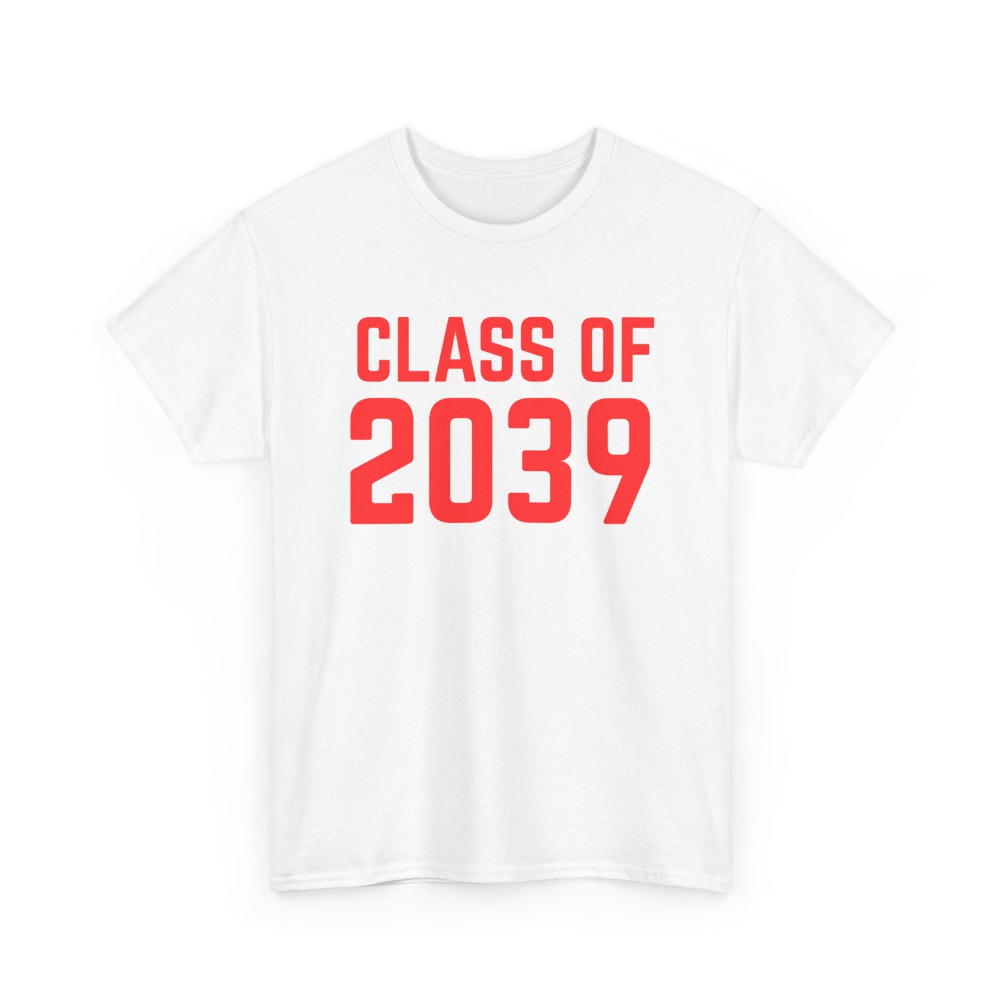 Class of 2039 Unisex Heavy Cotton Tee- Back to School- Grow With Me