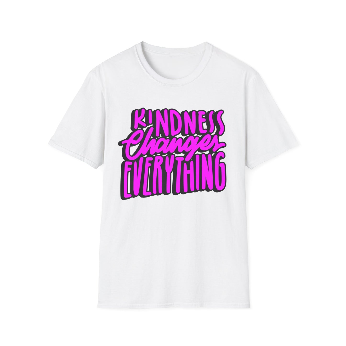 Kindness Changes Everything T-Shirt, Unisex Softstyle Tee