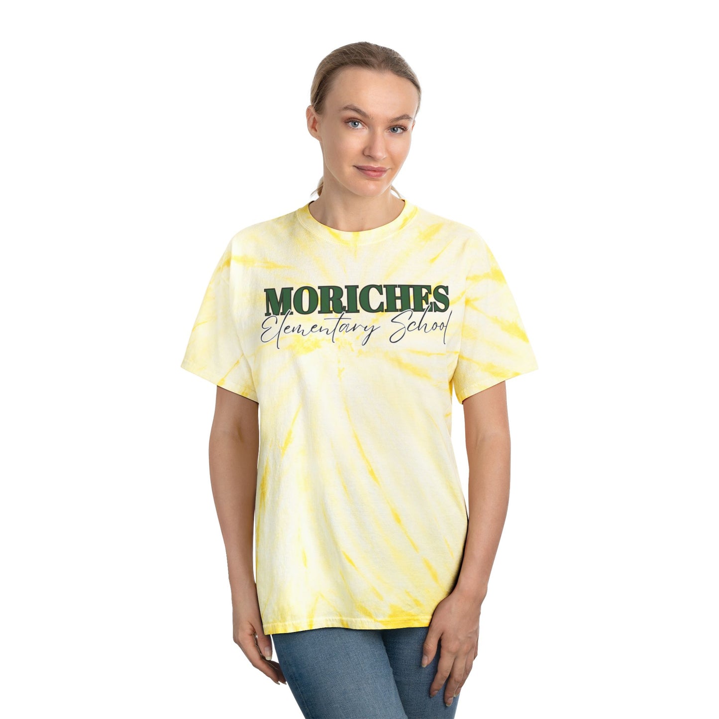 Moriches Tie-Dye Tee, Fun Summer Shirt, Unique Gift, Vibrant Cyclone Style