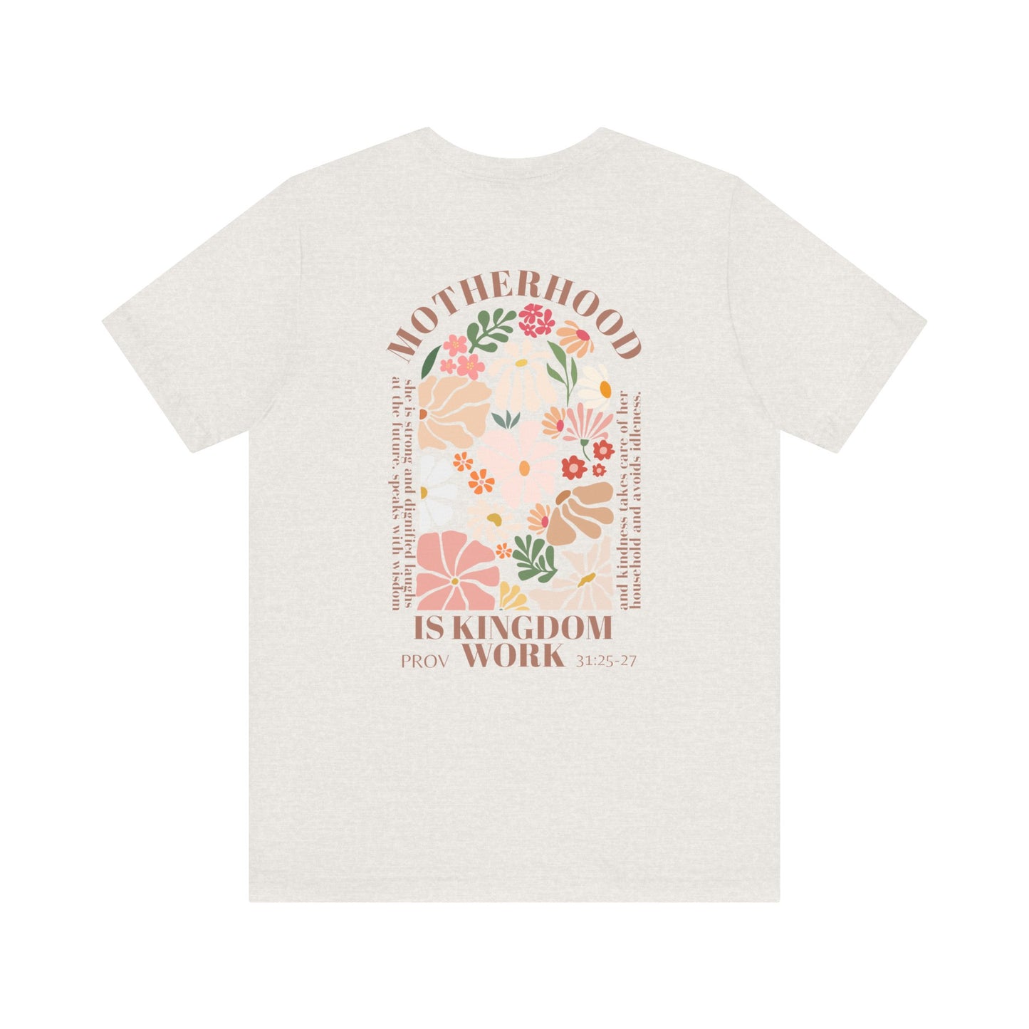 Inspirational Motherhood Graphic Tee – Comfortable Unisex Jersey Short Sleeve Shirt