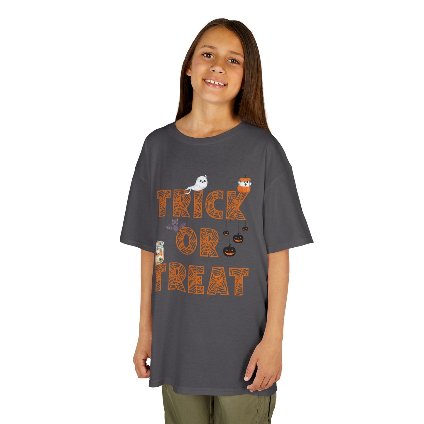 Trick or Treat Kids Tee, Halloween Shirt for Kids