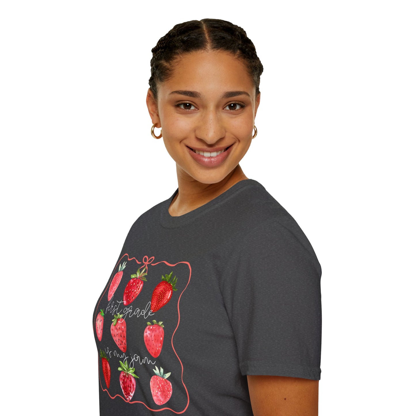 1st Grade is my Jam- Unisex Softstyle T-Shirt- Back to School