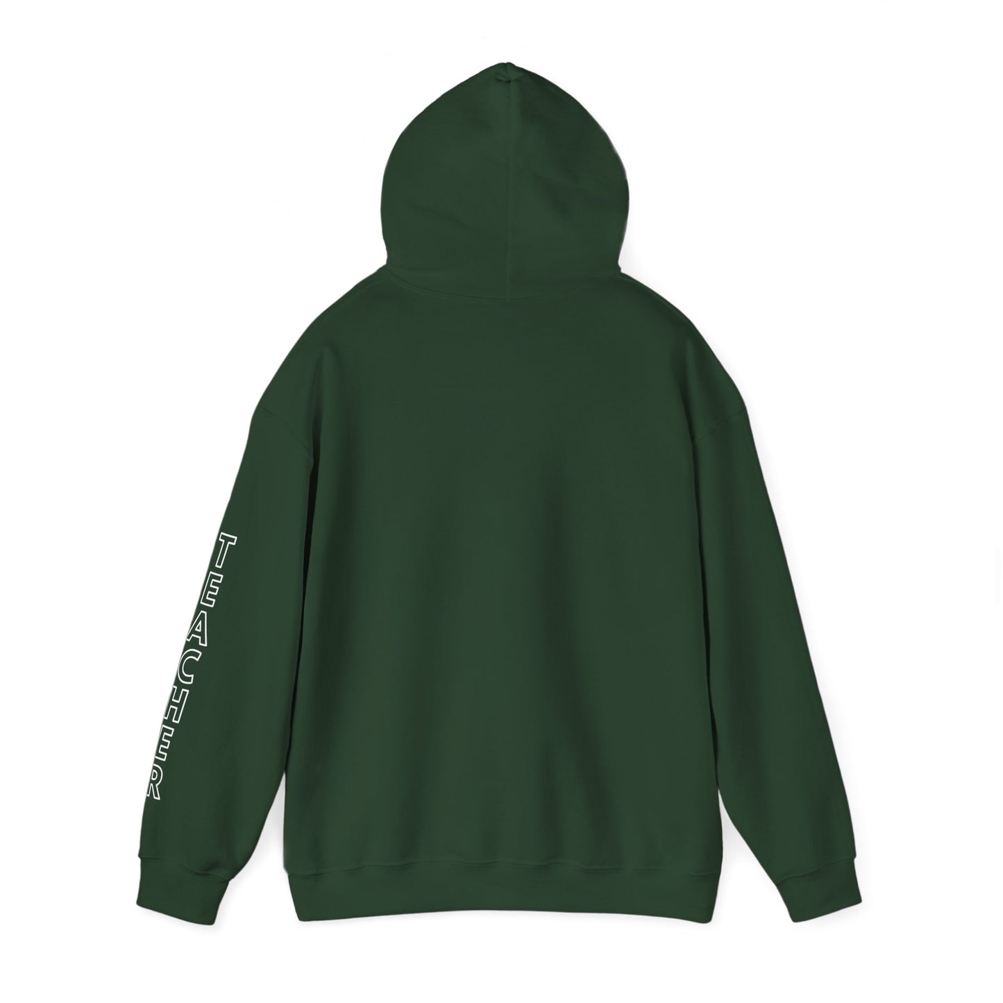 Woodhull Teacher Simple Design Hoodie w/ Teacher on Sleeve - Cozy Unisex Sweatshirt