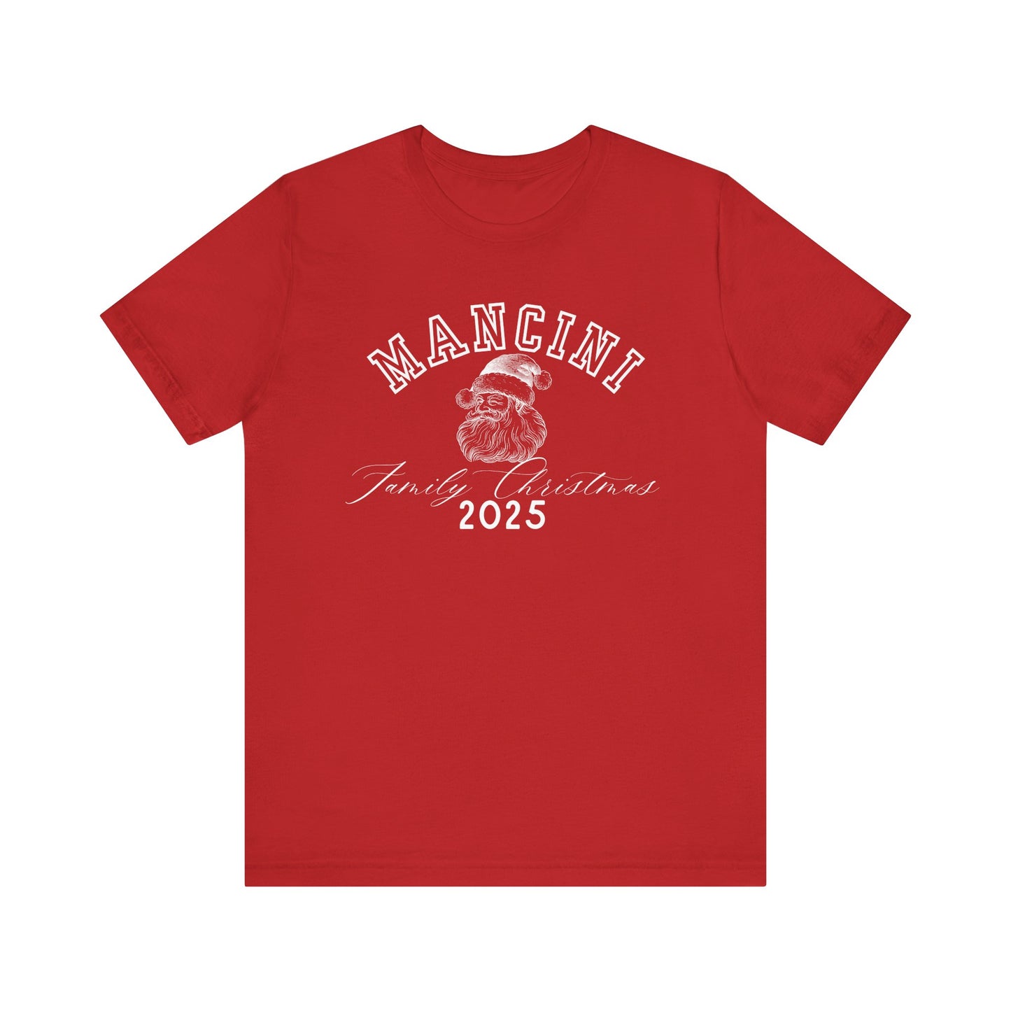 FAMILY CHRISTMAS- SANTA- Unisex Jersey Short Sleeve Tee
