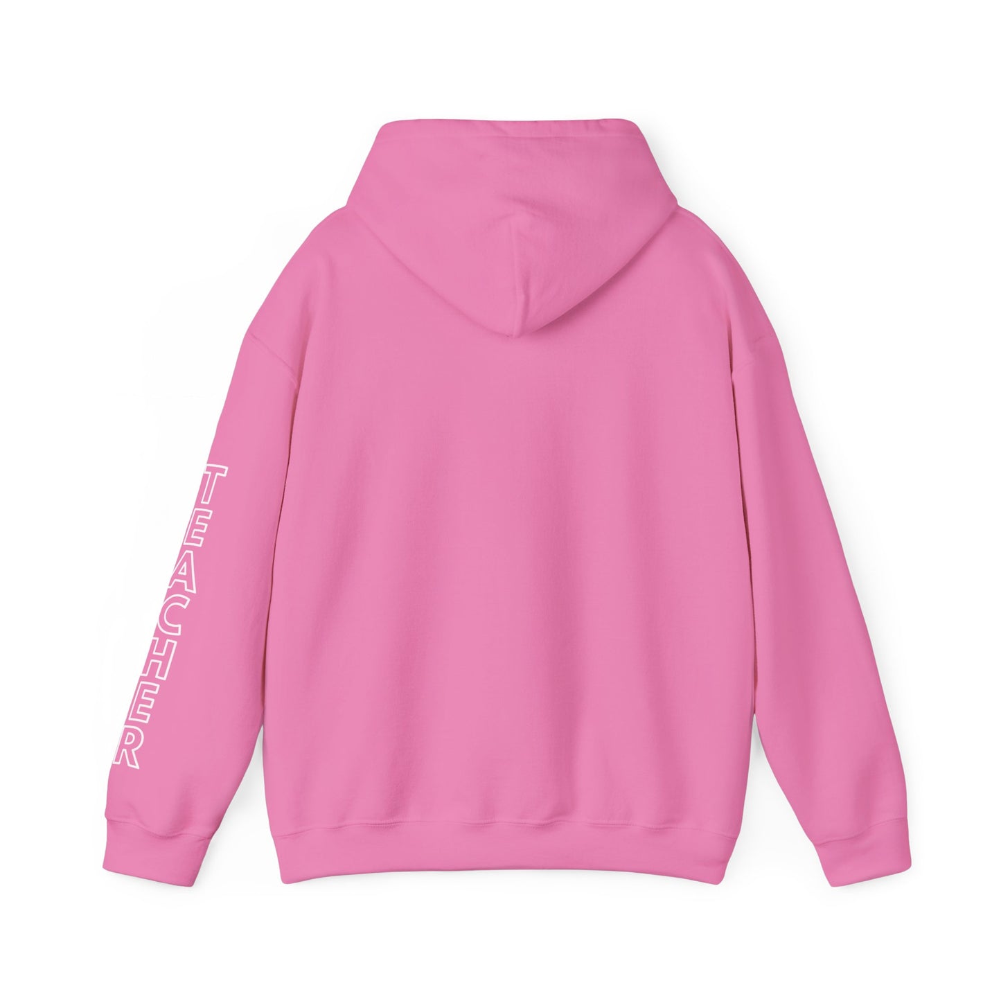 Little Leaders Teacher Simple Design Hoodie w/ Teacher on Sleeve - Cozy Unisex Sweatshirt