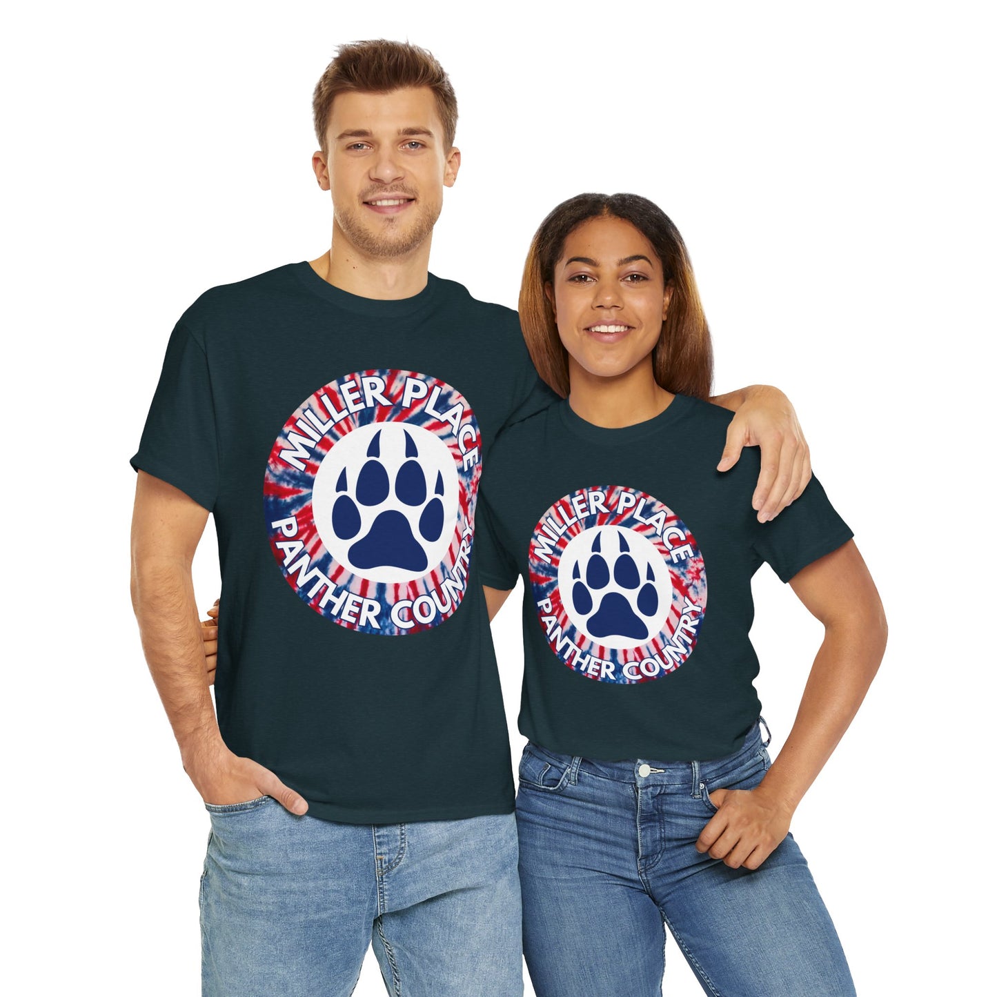 Miller Place Panther Country - Tie Dye Unisex Tee