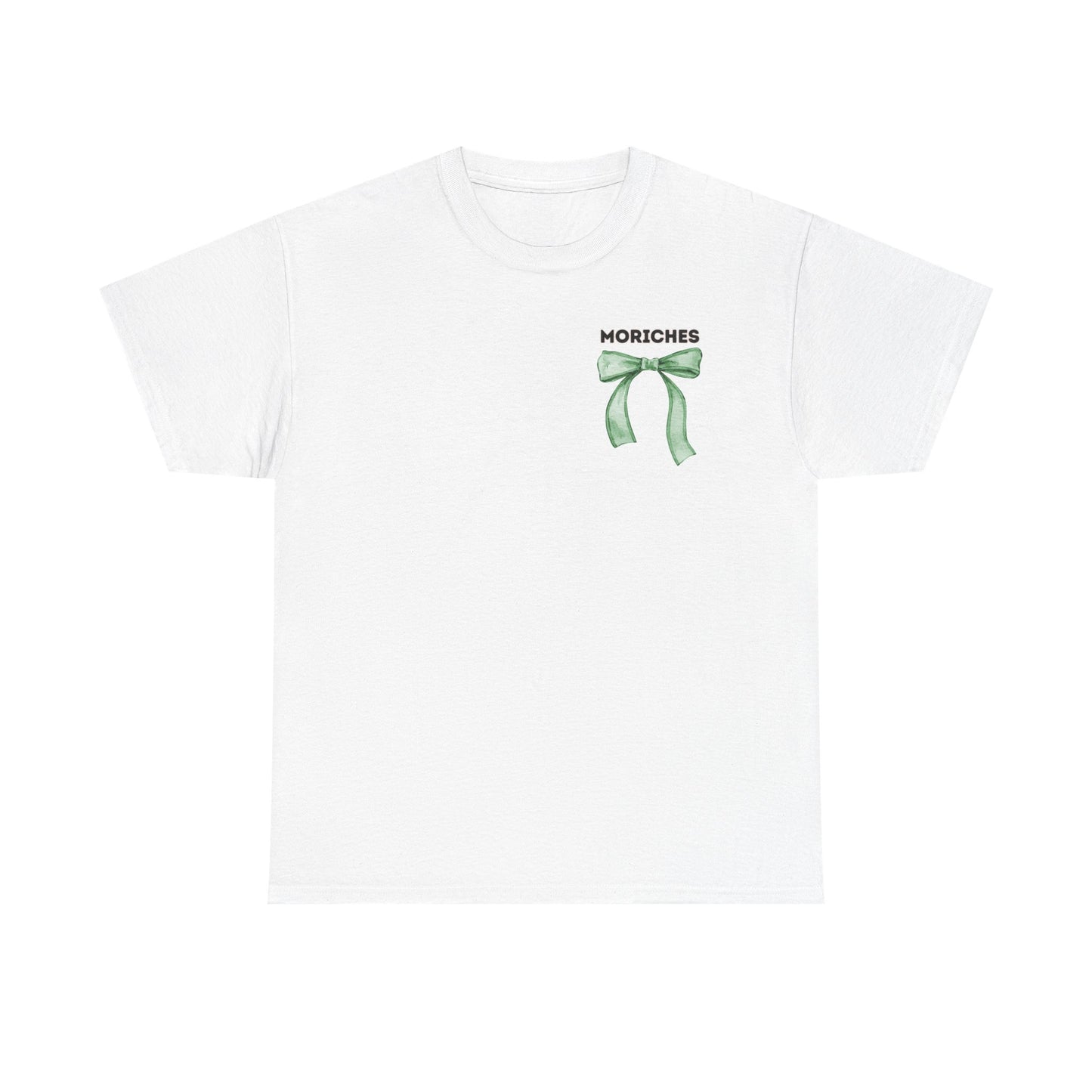 Moriches Social Worker and Bows- Unisex Heavy Cotton Tee with Bow Design