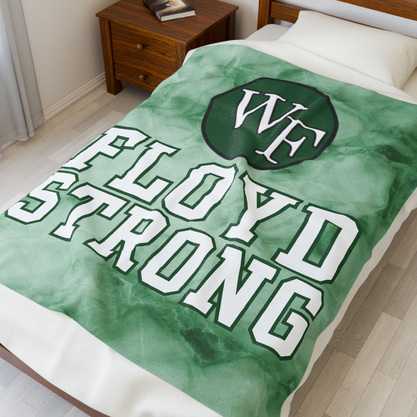 Floyd Strong Velveteen Plush Blanket - Soft, Cozy Throw for Comfort & Support