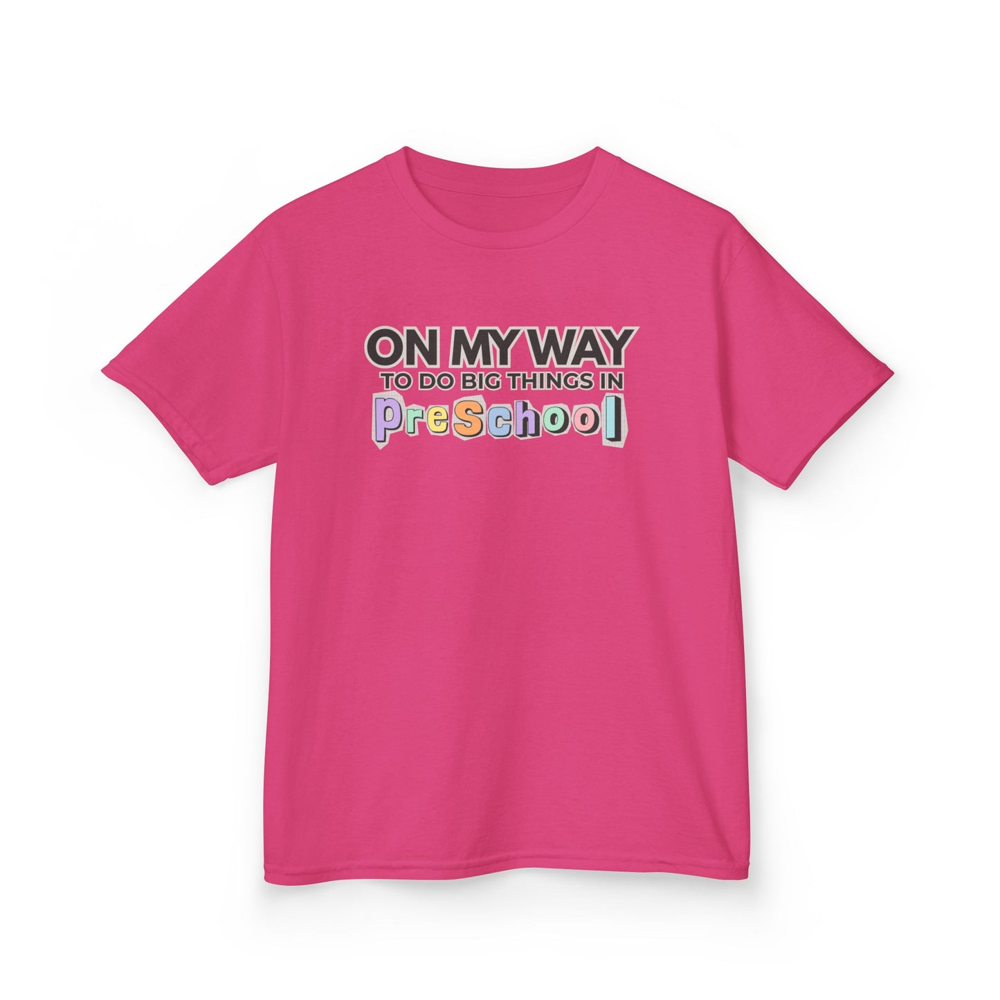 Big Things in PreSchool- Kids Back to School Shirt