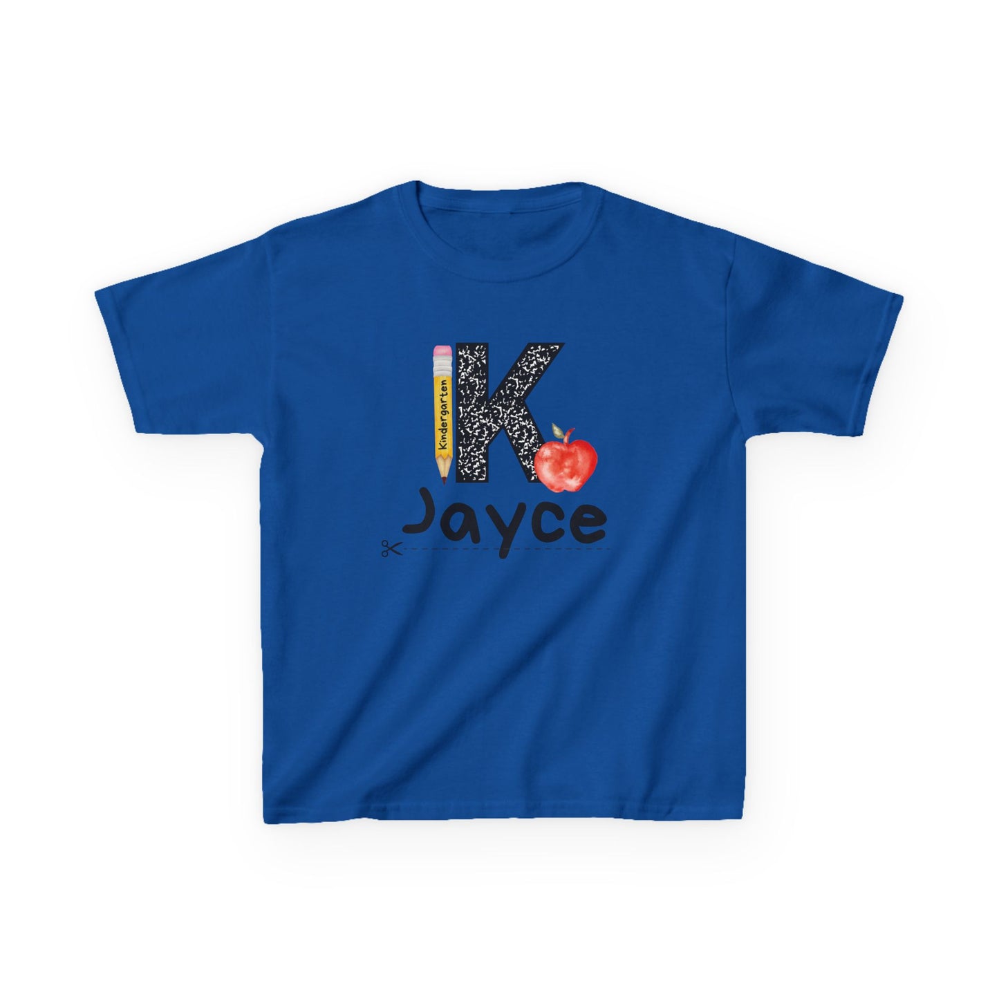 Jayce- Kindergarten- Personalized Kids Tee - Back to School