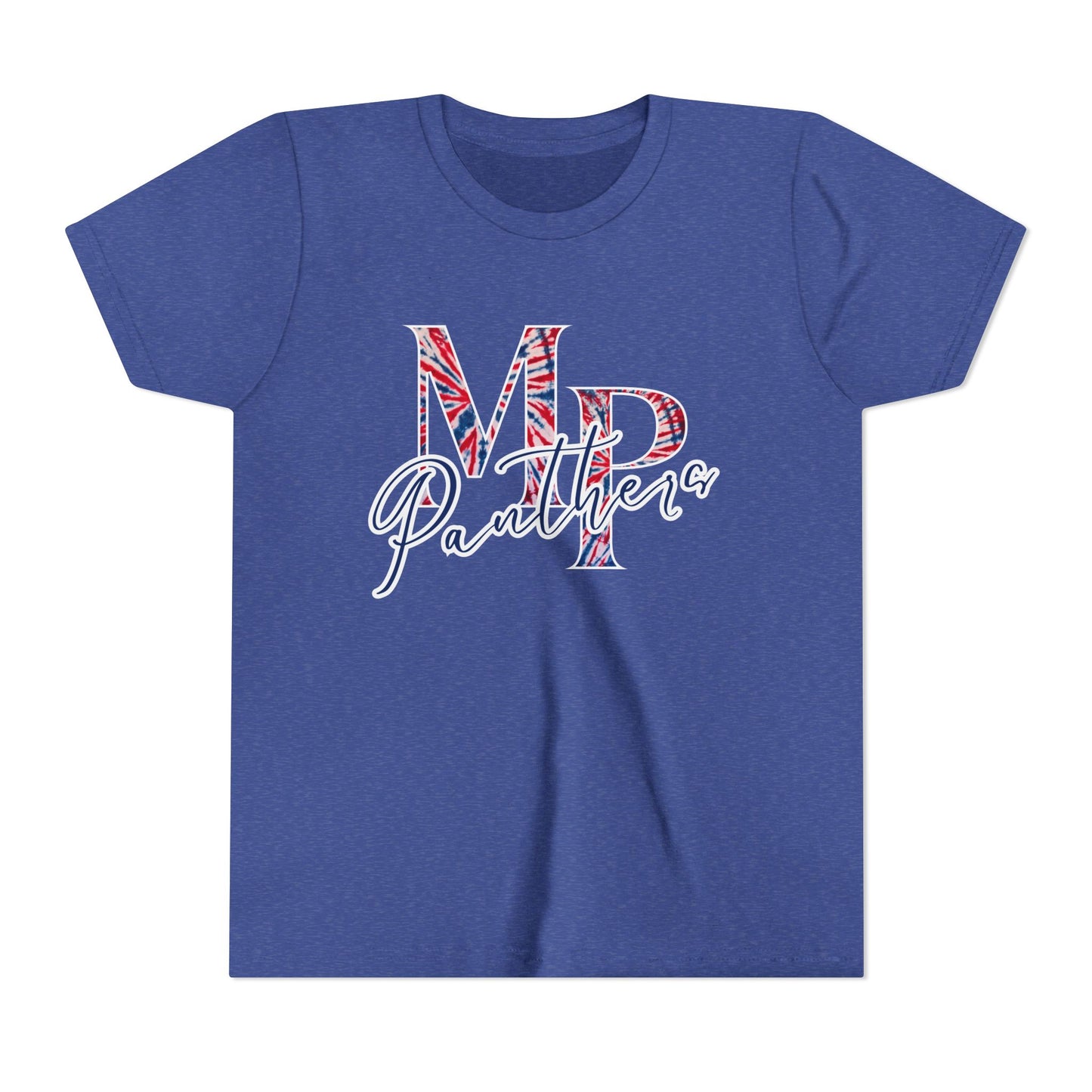 Miller Place Panthers Tie Dye MP- Youth Tee with Panther Print
