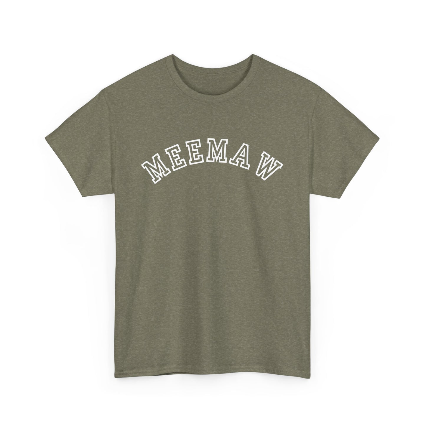 Meemaw- Unisex Heavy Cotton Tee - Comfortable Everyday Wear- Motherhood