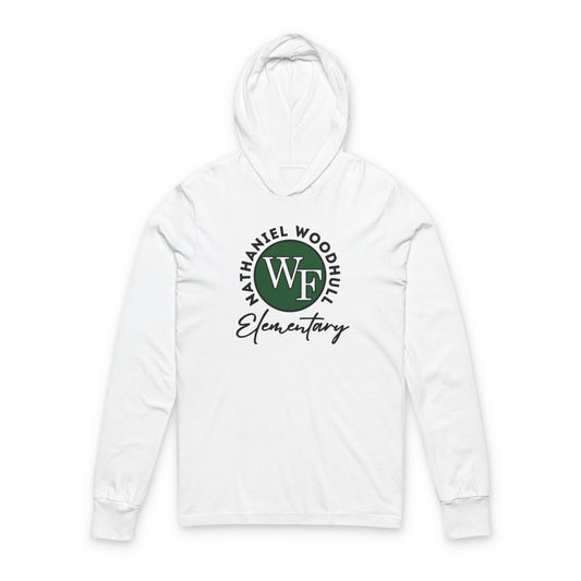 Woodhull Elementary School Unisex Hooded Long Sleeve Tee with Bows