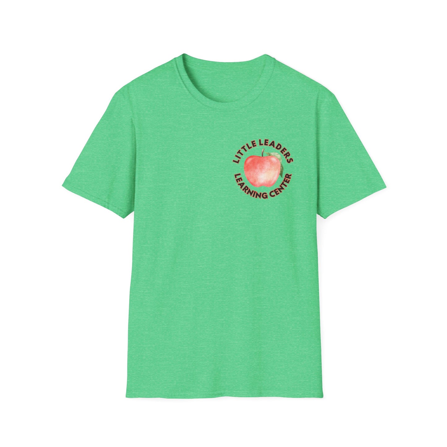Little Leaders Teacher w/ Apple Design Unisex Softstyle T-Shirt