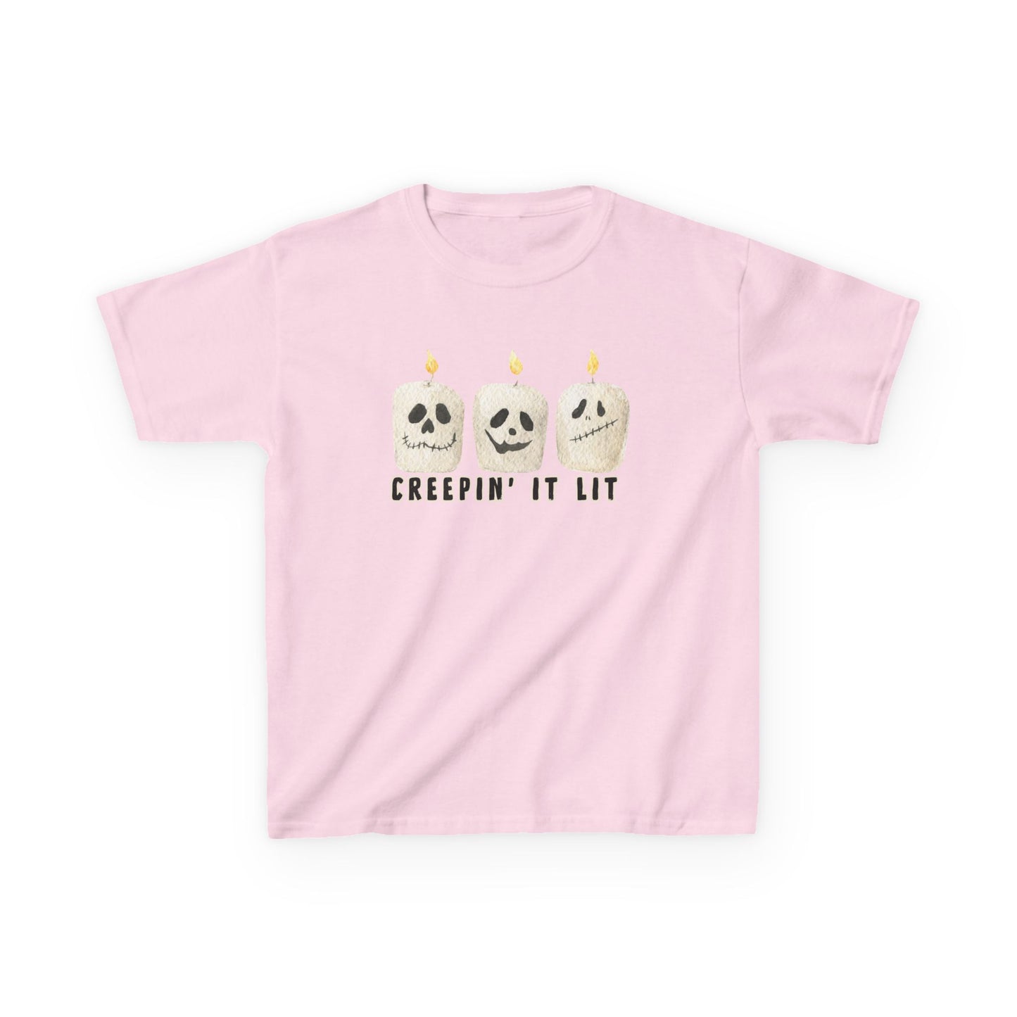 Creepin' It Lit Kids Tee, Halloween Shirt for Kids