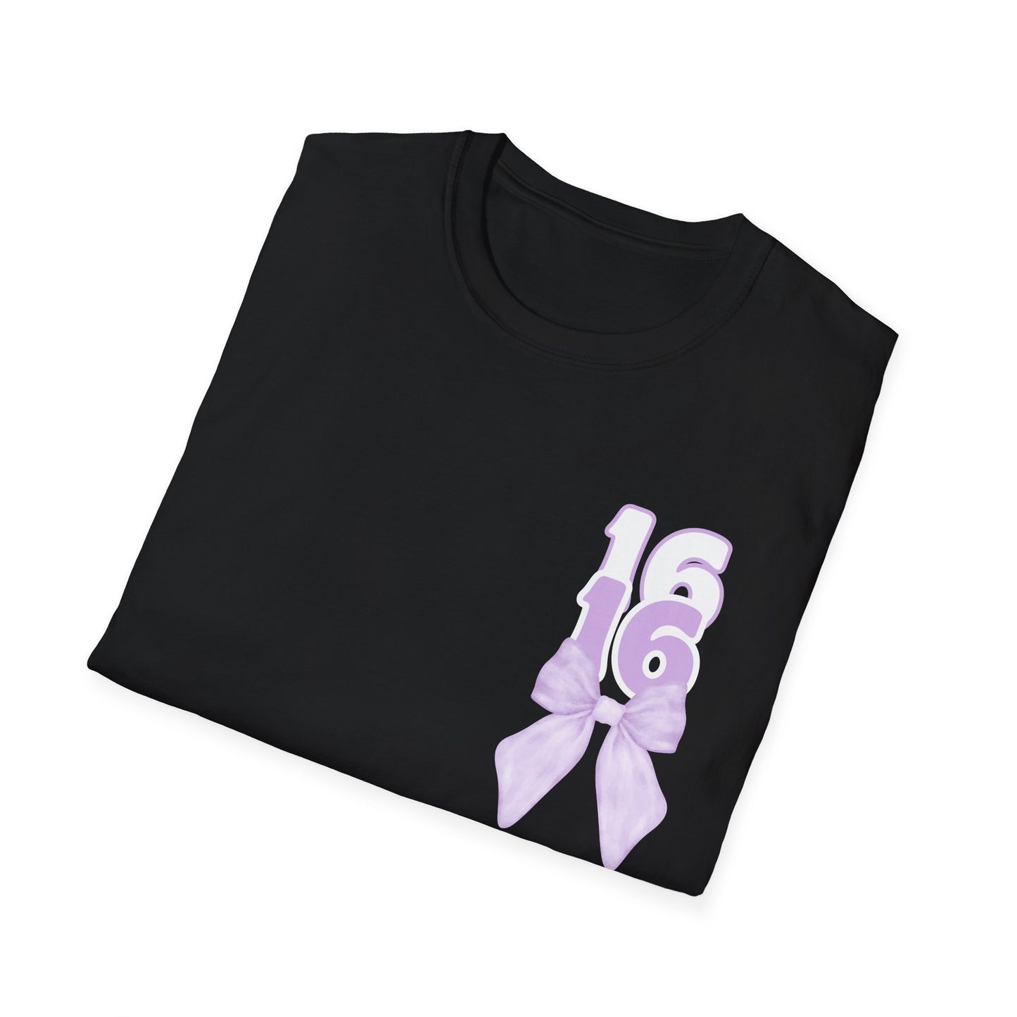 Sweet Sixteen Unisex Softstyle T-Shirt, Birthday Gift, Party Tee, Teen Fashion, Personalized