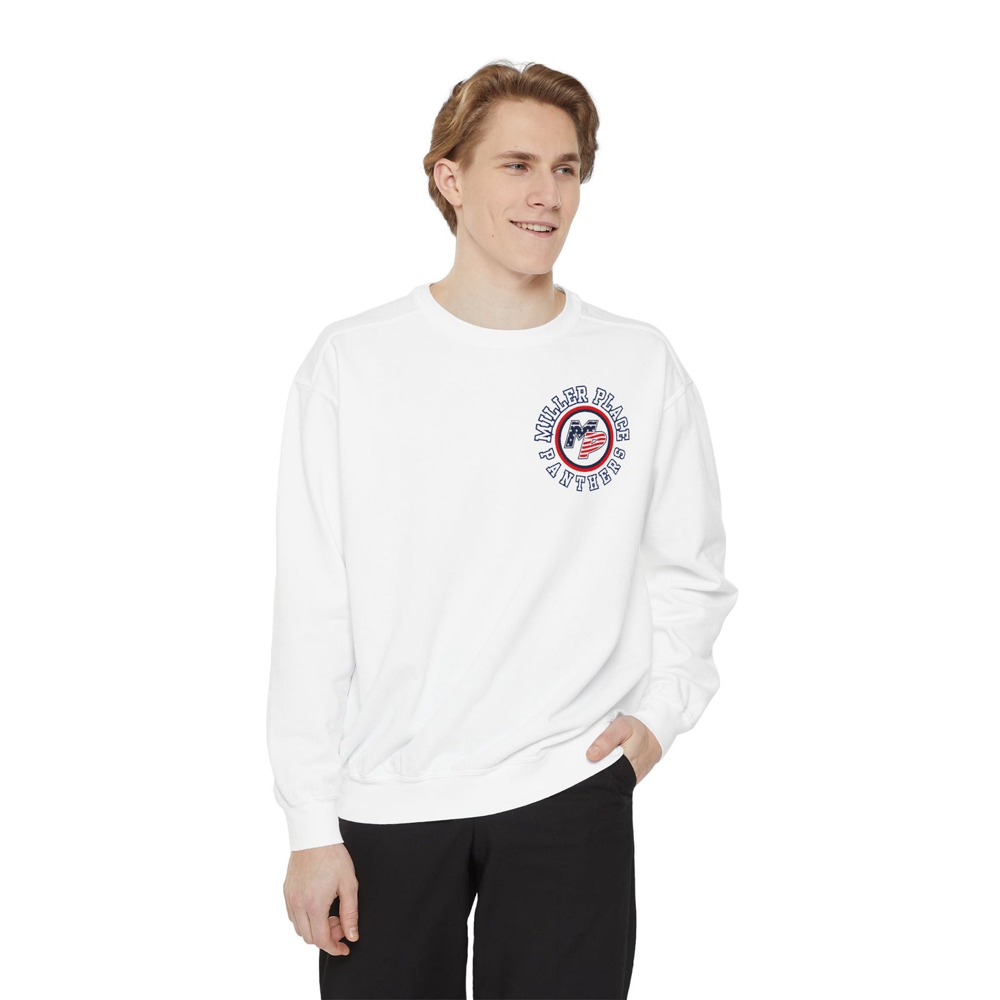 Miller Place Panthers- Unisex- Garment Dyed Sweatshirt