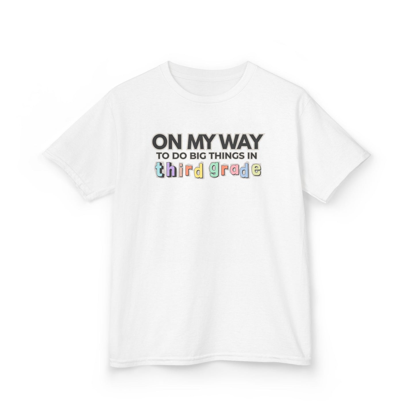 Big Things in 3rd Grade- Kids Back to School Shirt
