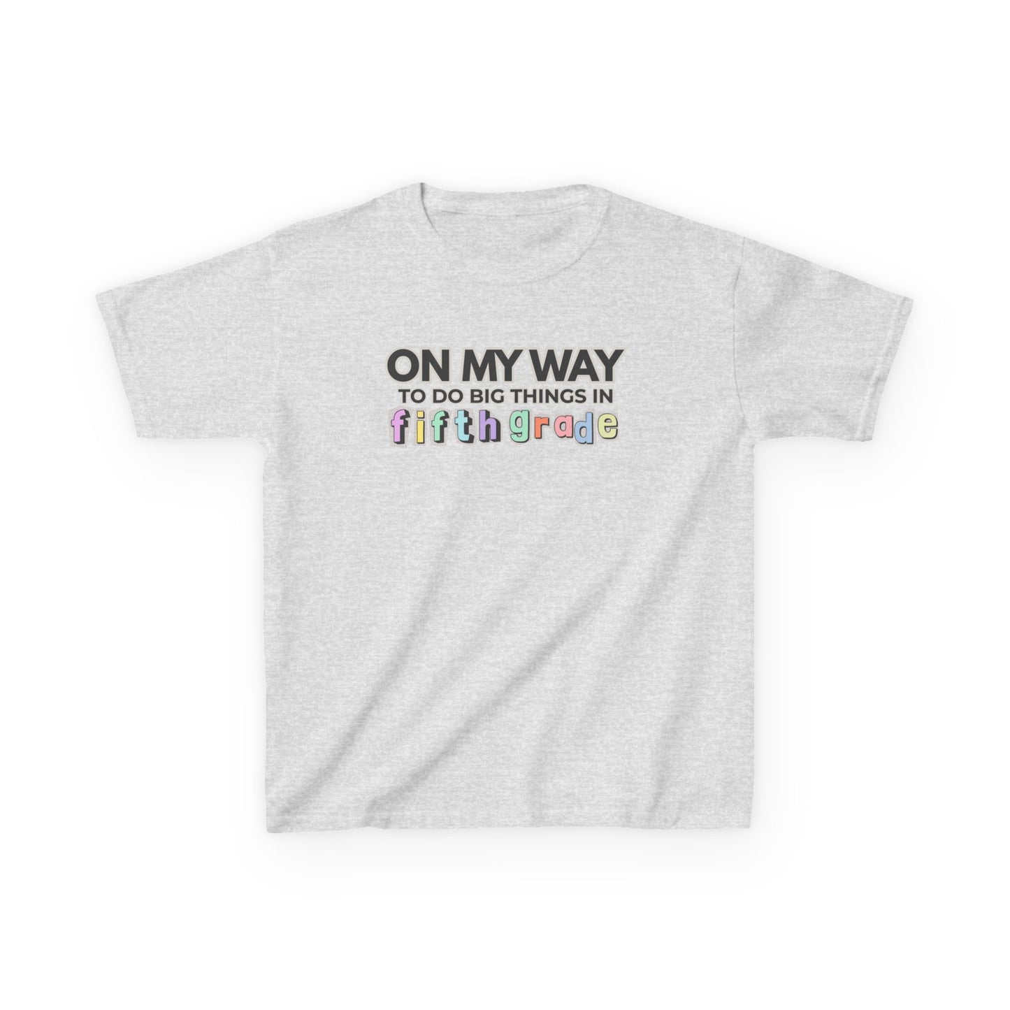 Big Things in 5th Grade- Kids Back to School Shirt