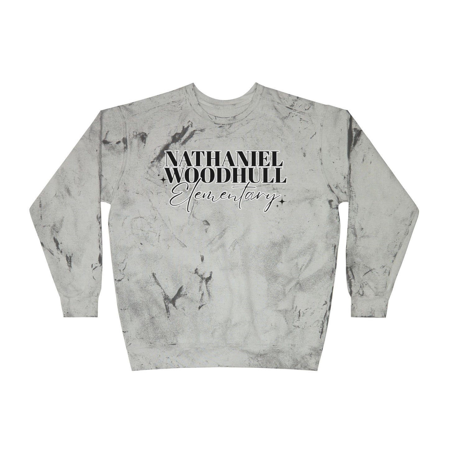 Woodhull Elementary Color Blast Crewneck Sweatshirt - Unisex