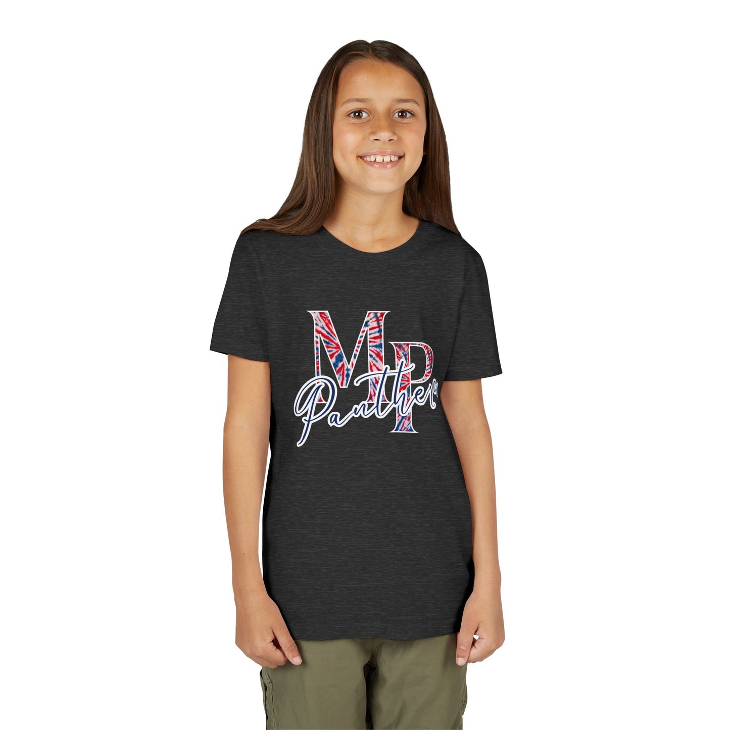Miller Place Panthers Tie Dye MP- Youth Tee with Panther Print