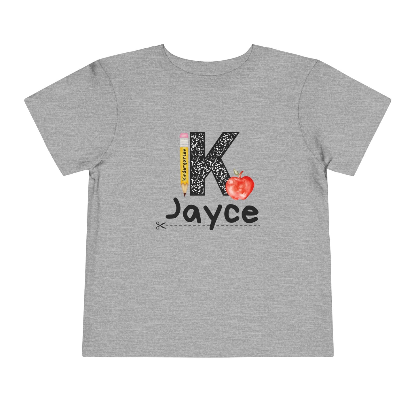 Jayce- K- Personalized Toddler Tee - Back to School Collection