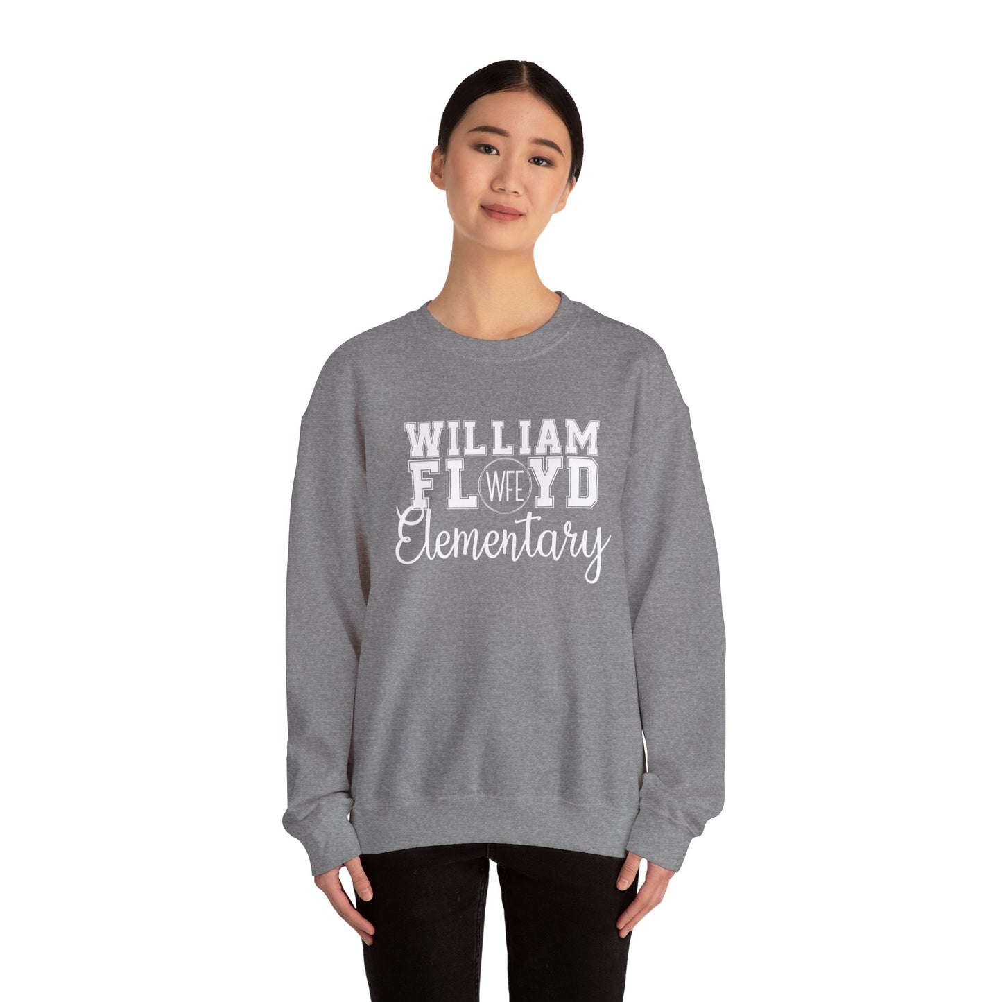WFE Logo Crewneck Sweatshirt - William Floyd Elementary