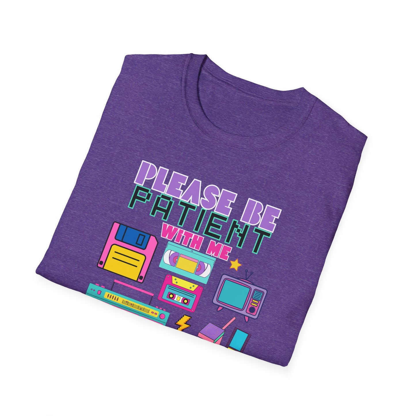 Retro 90's T-Shirt - Please Be Patient, Teacher Vintage- Unisex Graphic Tee