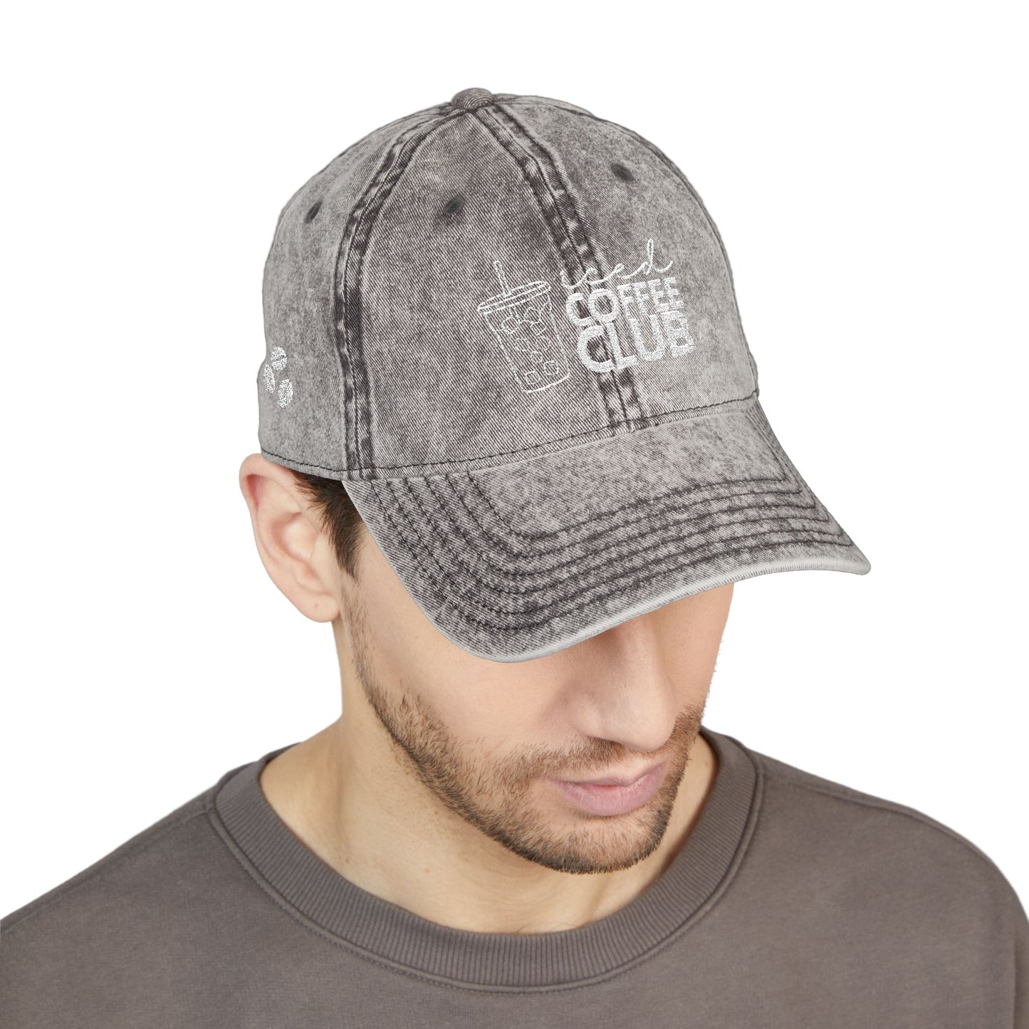 Vintage Coffee Club Cap - Stylish Embroidered Hat for Coffee Lovers