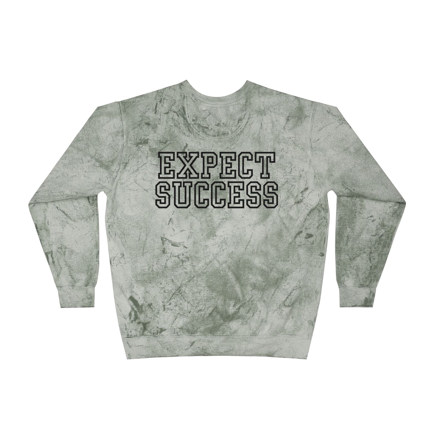 Unisex Color Blast Crewneck Sweatshirt - Expect Success for WFE