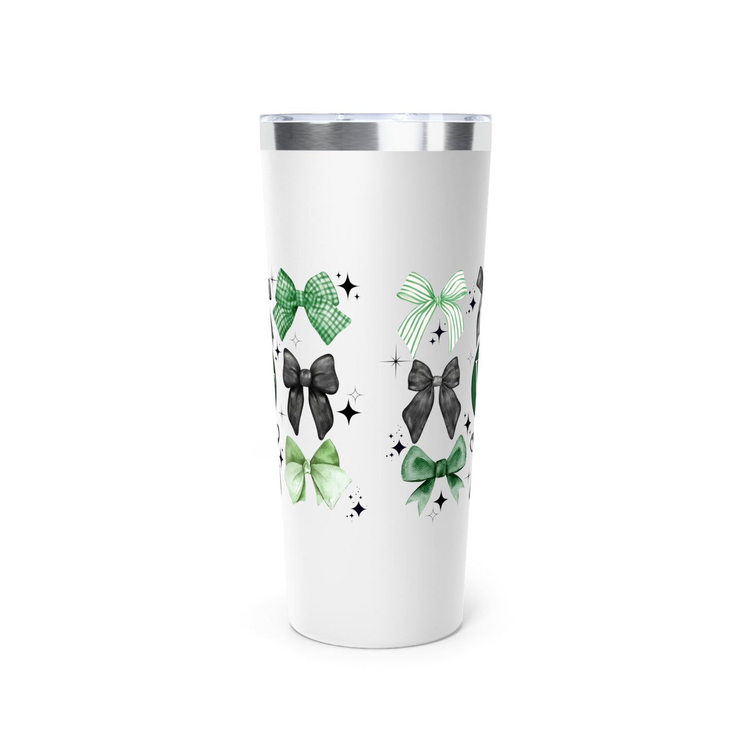 22oz Copper Vacuum Insulated Tumbler with WF Logo and Bows