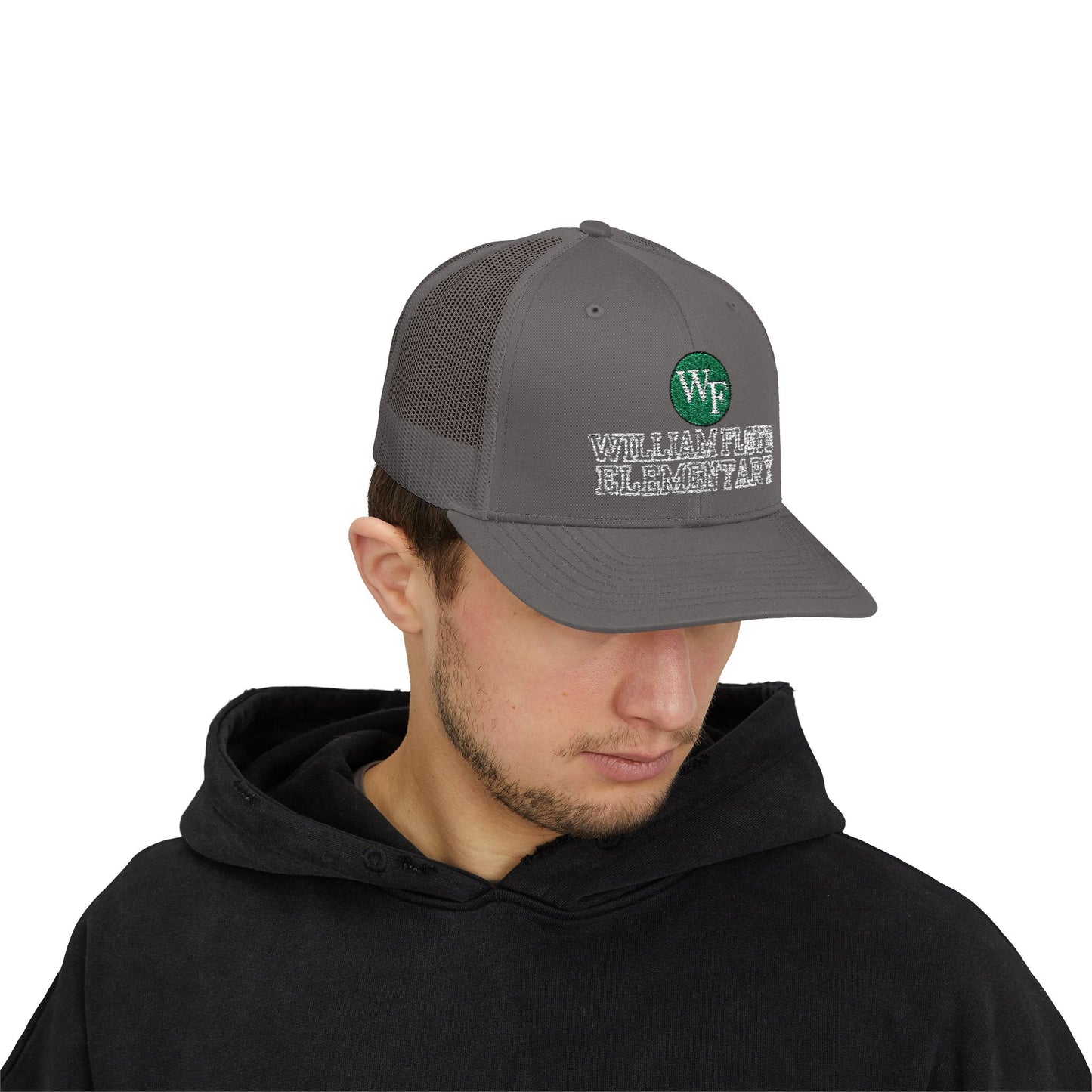 WFE Logo Snapback Trucker Cap - Stylish & Comfortable Hat for Outdoor Adventures