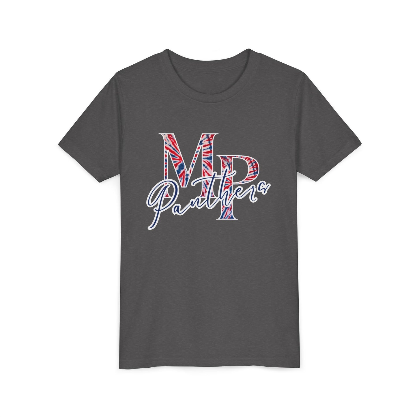 Miller Place Panthers Tie Dye MP- Youth Tee with Panther Print