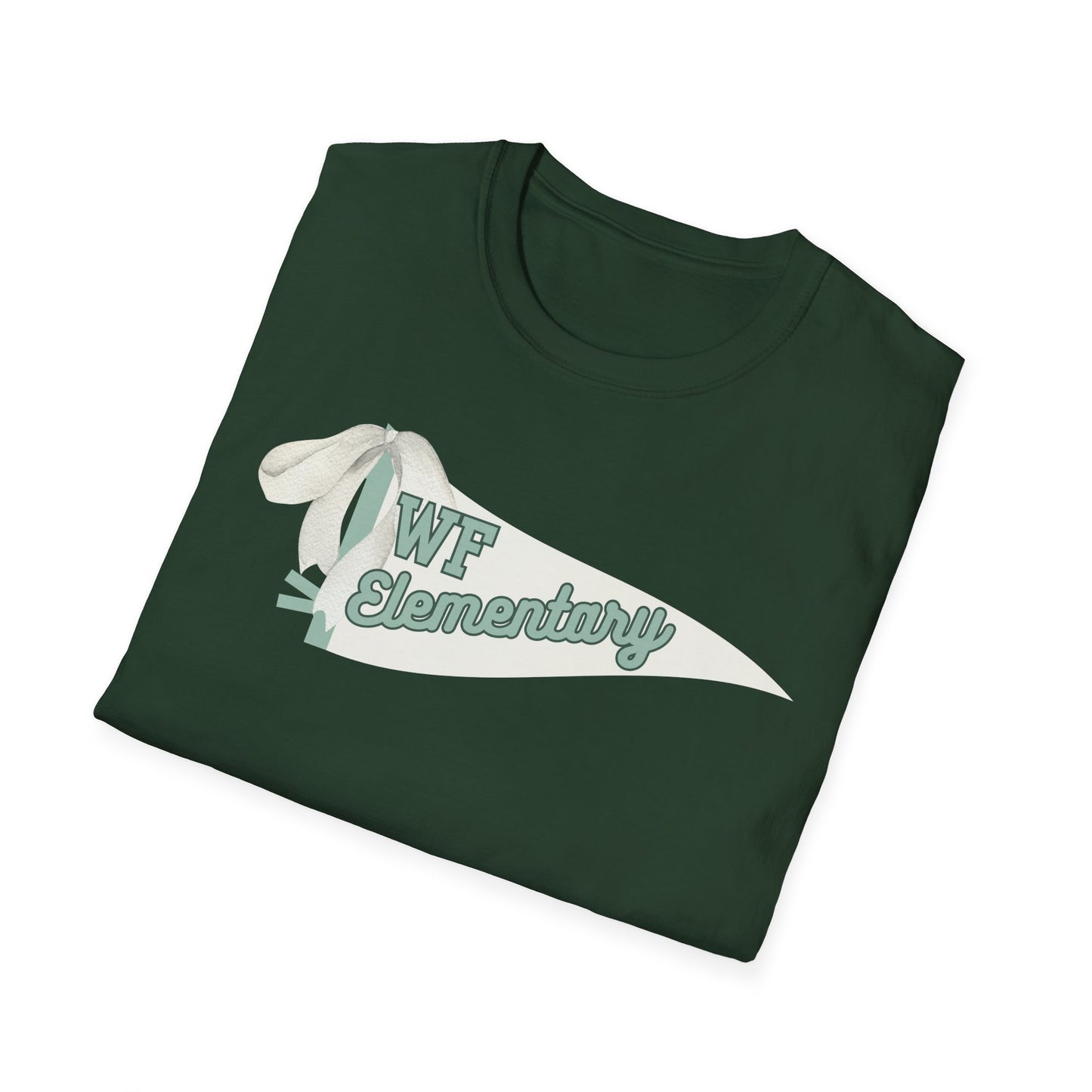 WFE Pennant Unisex Softstyle Graphic Tee with Vintage Design