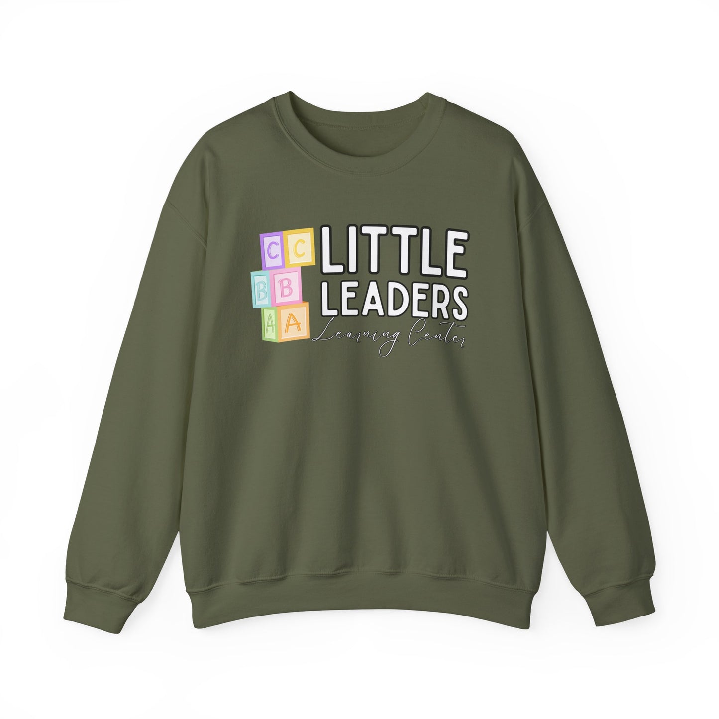 Little Leaders w/ Blocks Crewneck Unisex Sweatshirt