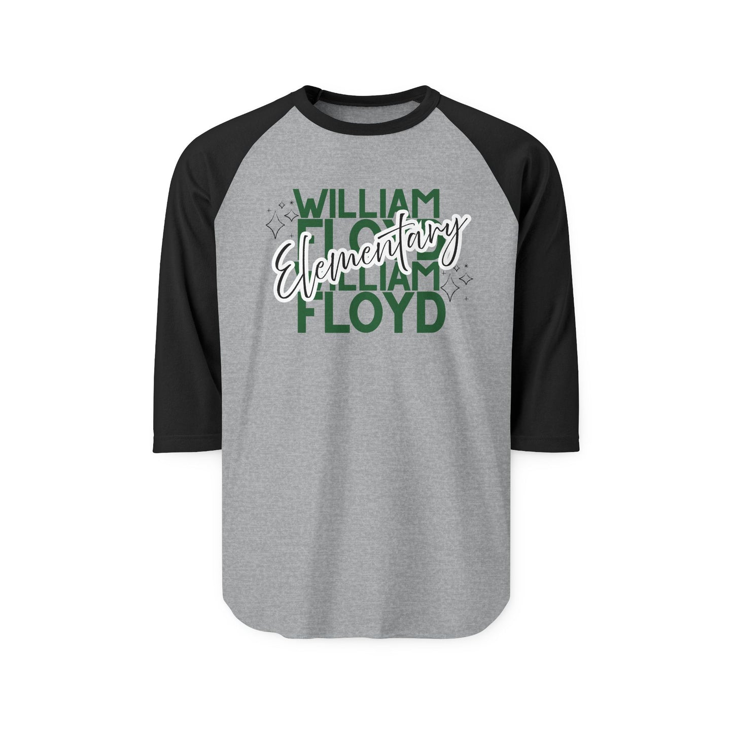 William Floyd Elementary Unisex Three-Quarter Sleeve Raglan Shirt