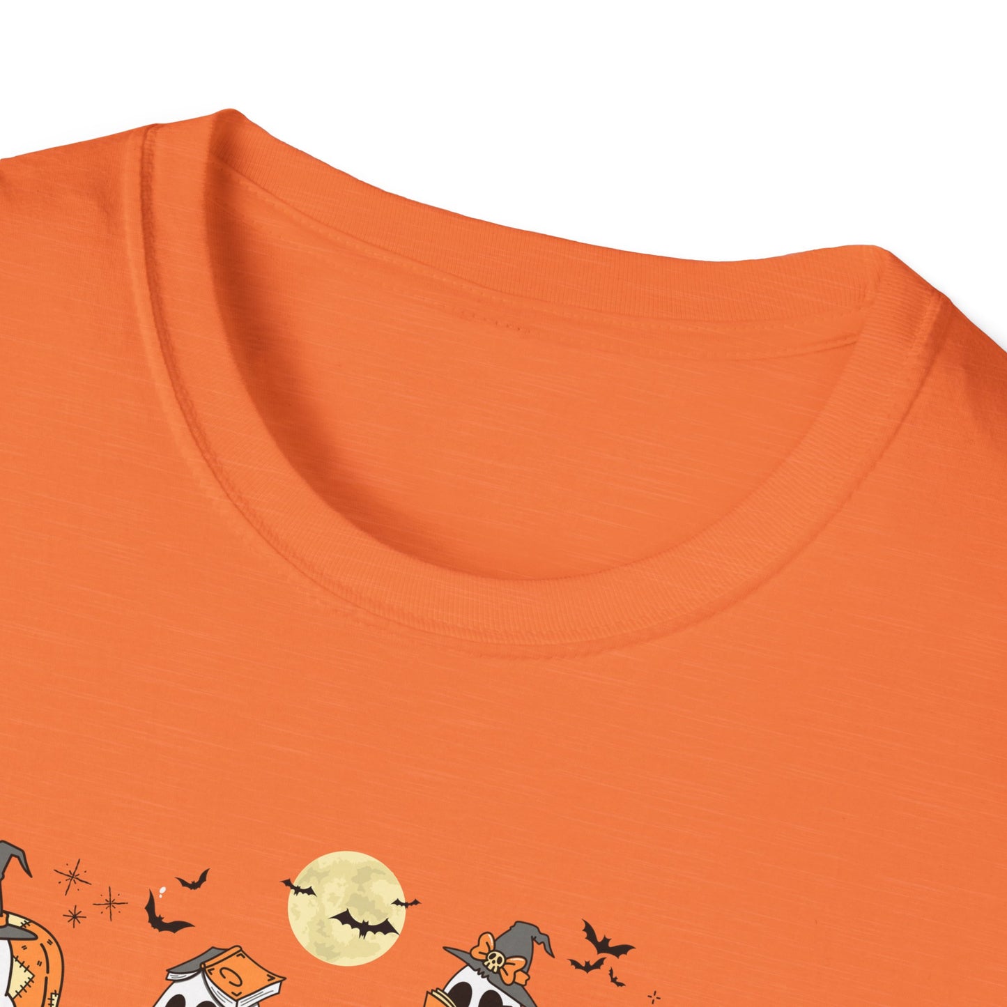 Reading Ghosts- Spooky Season, Unisex Softstyle Tee