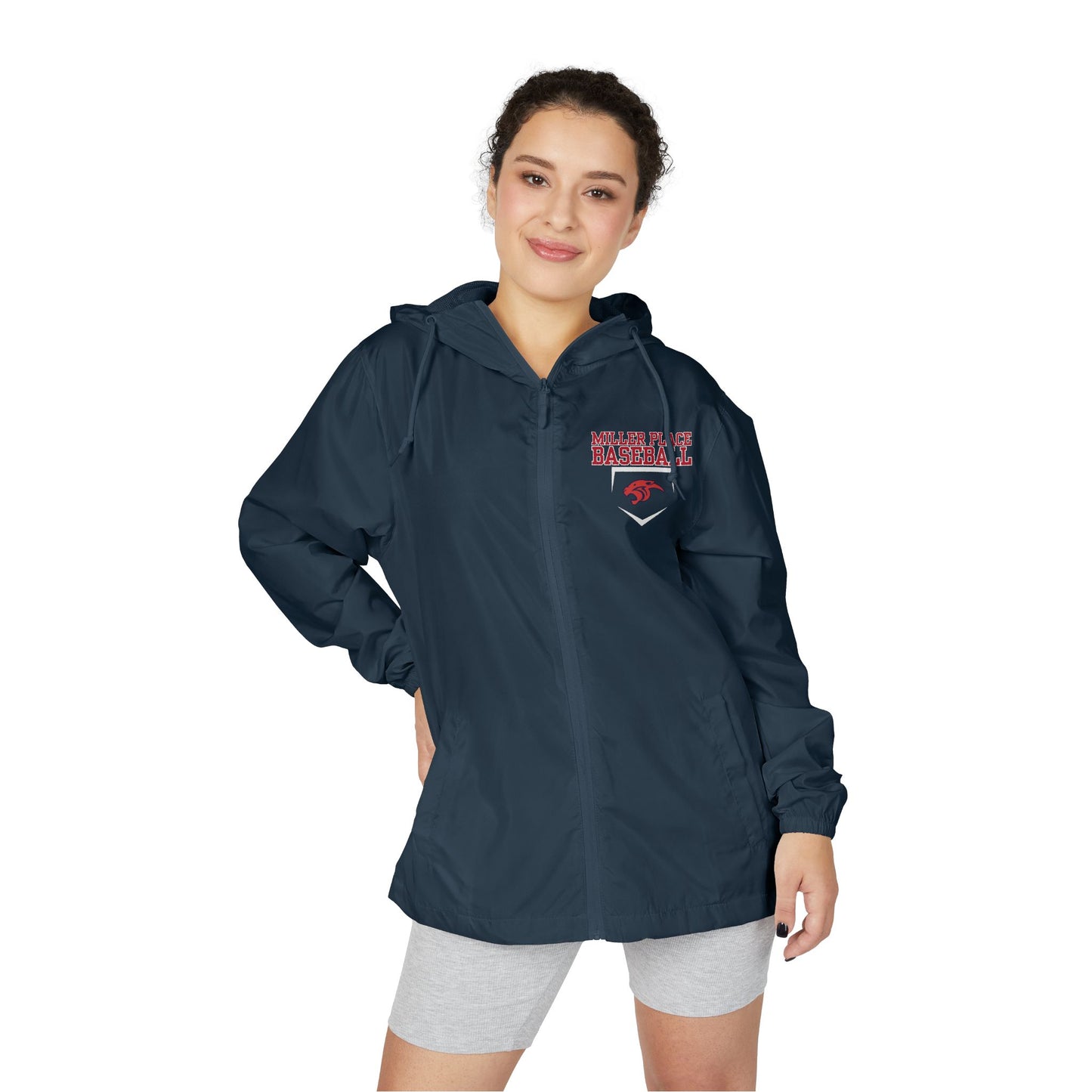 MP Baseball- Windbreaker Zip Jacket with Hood — Diamond Club