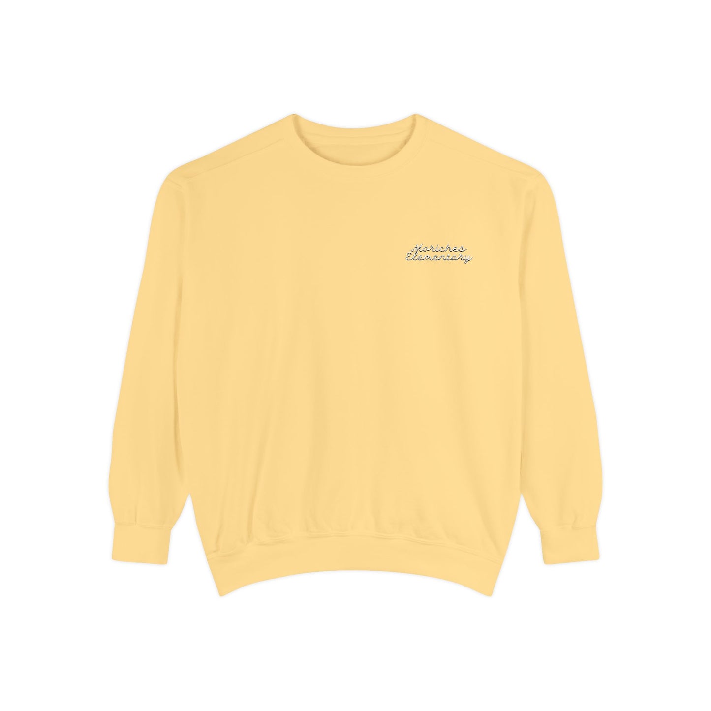 Moriches Elementary Embroidered Garment-Dyed Unisex Sweatshirt